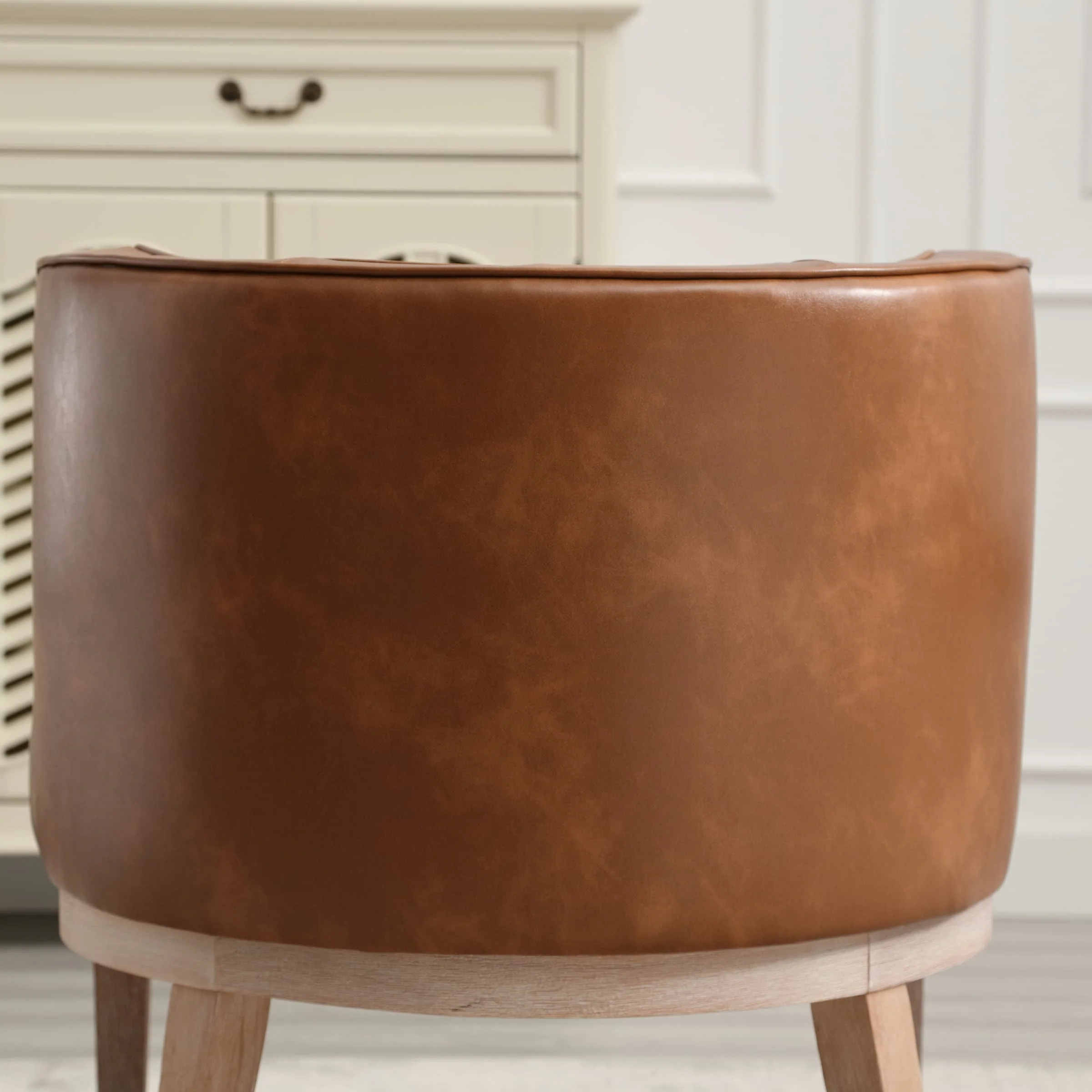 Stone Wash Wood Legs Accent Chair 1 PCS - 6371AC - Image 22