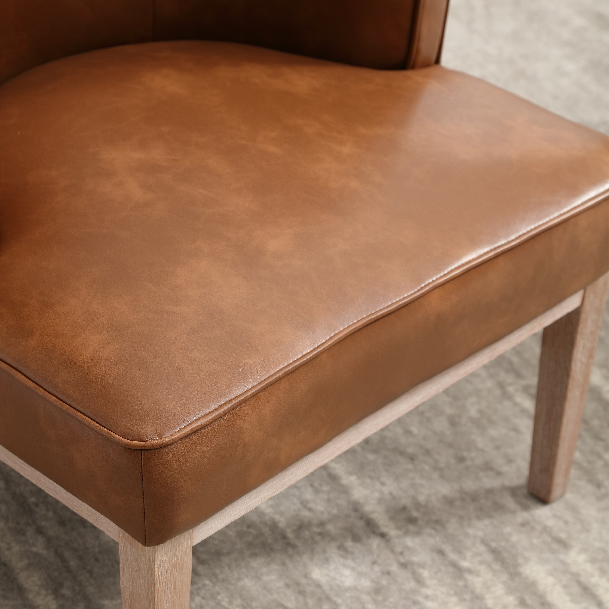 Stone Wash Wood Legs Accent Chair 1 PCS - 6371AC - Image 23