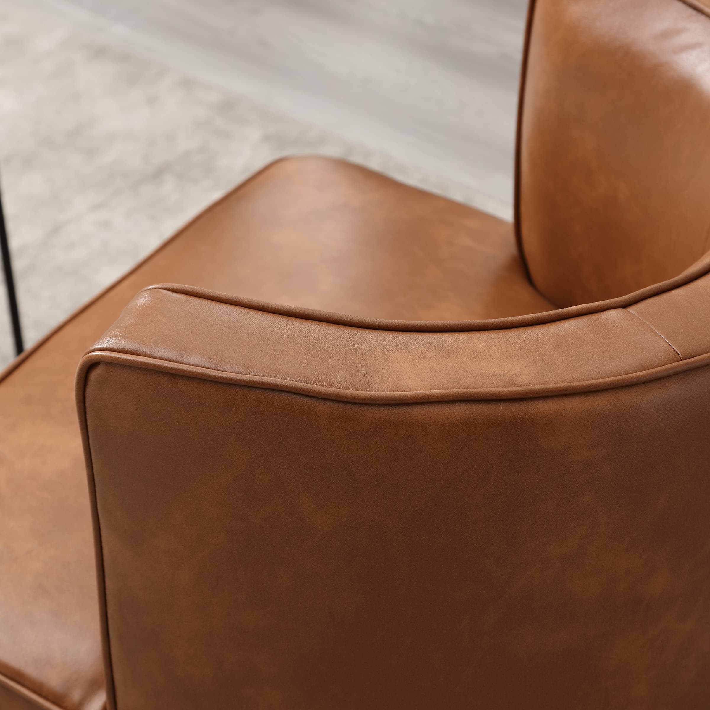 Stone Wash Wood Legs Accent Chair 1 PCS - 6371AC - Image 26