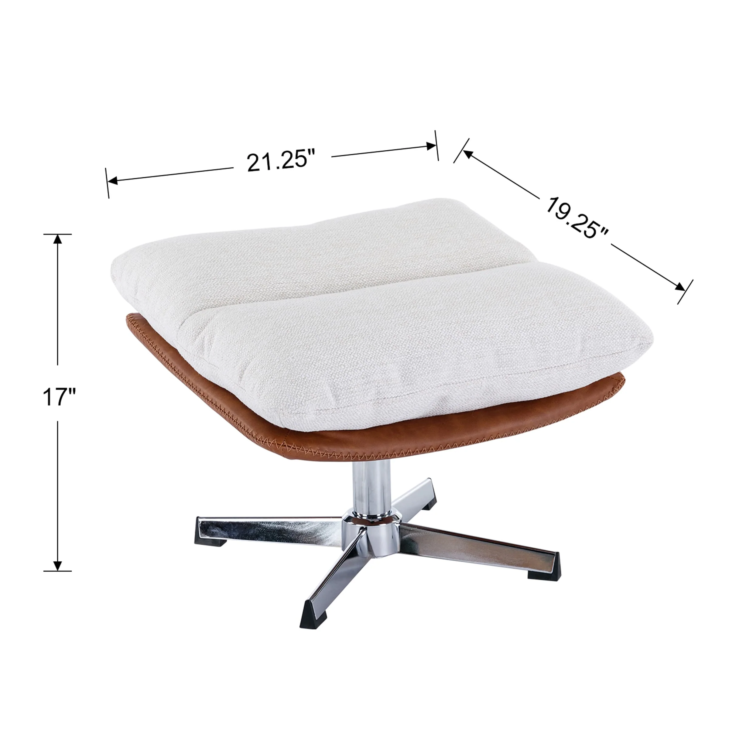Swivel Accent Chair with Ottoman - 19119AO - Image 9