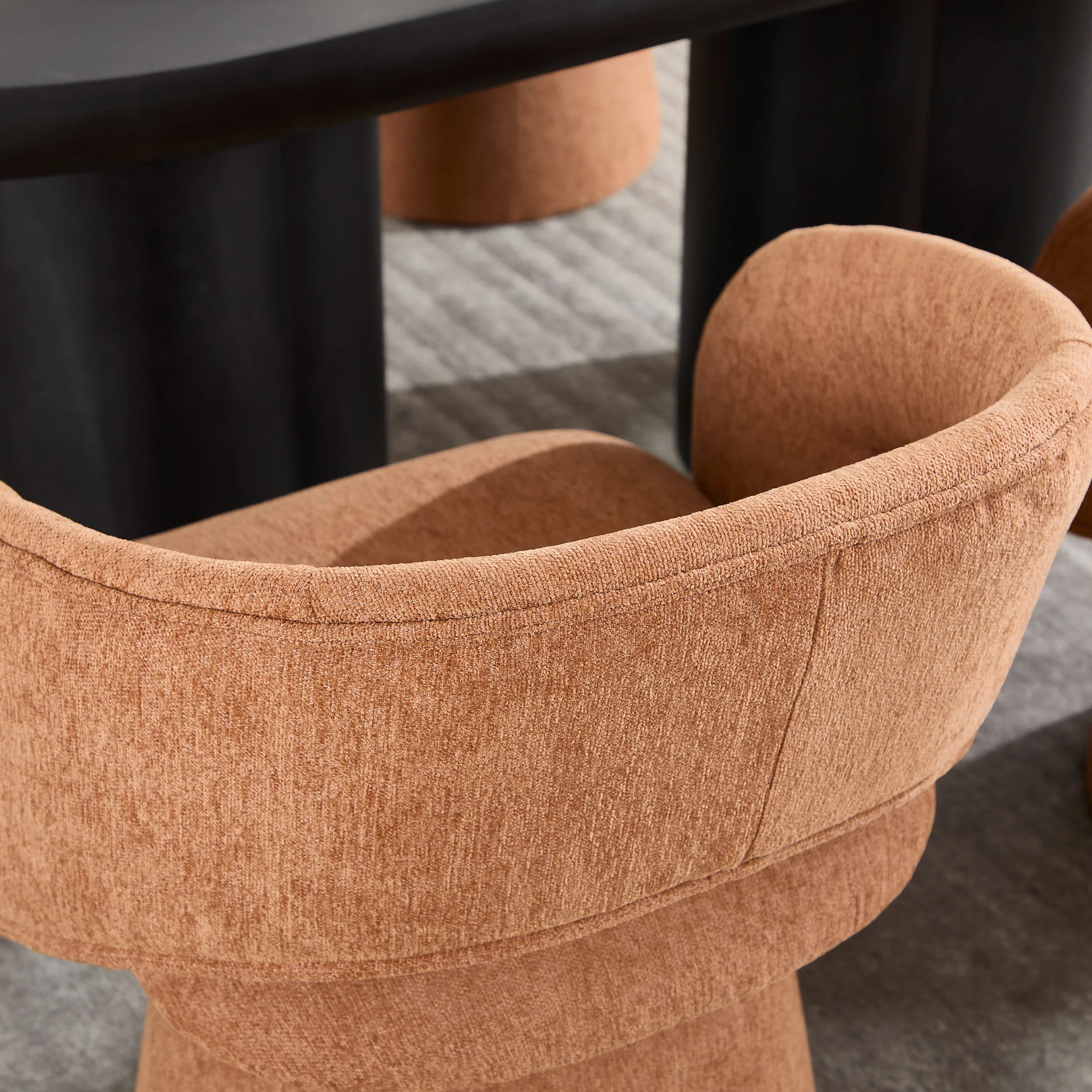 Swivel Hollow Back Barrel Dining Chairs 1 PCS - 10074DC - Image 17
