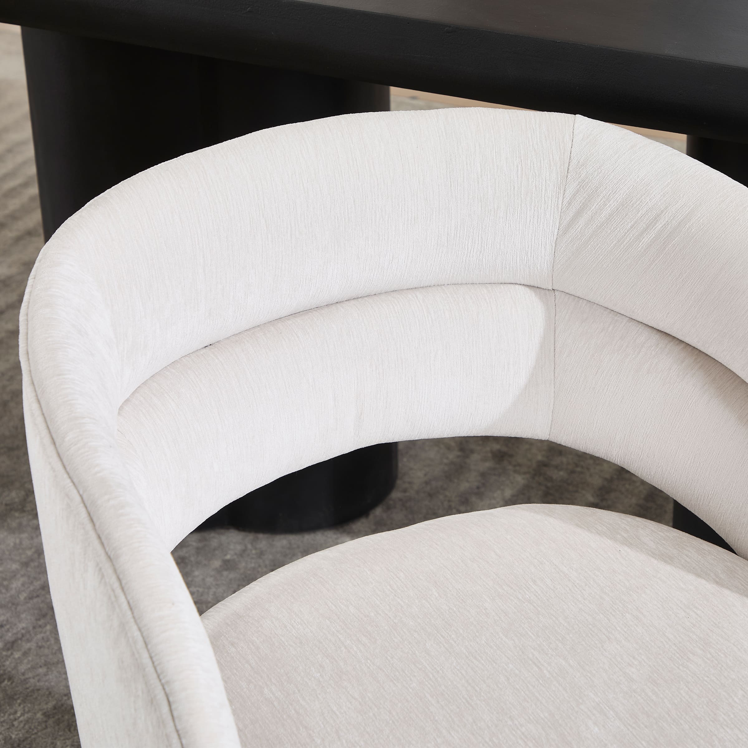 Swivel Hollow Back Barrel Dining Chairs 1 PCS - 10074DC - Image 7