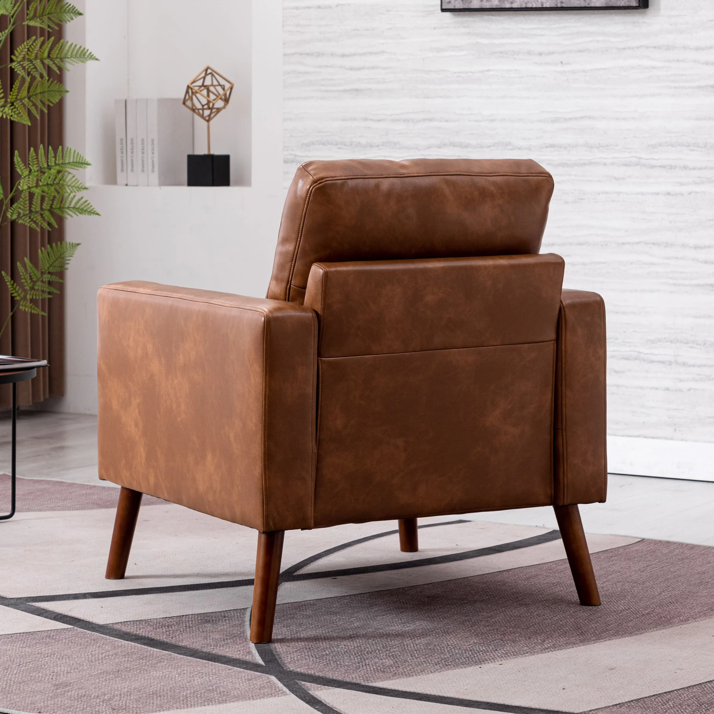 Mid Century Modern Tufted Accent Chair 1 PCS - XX16AC - Image 3