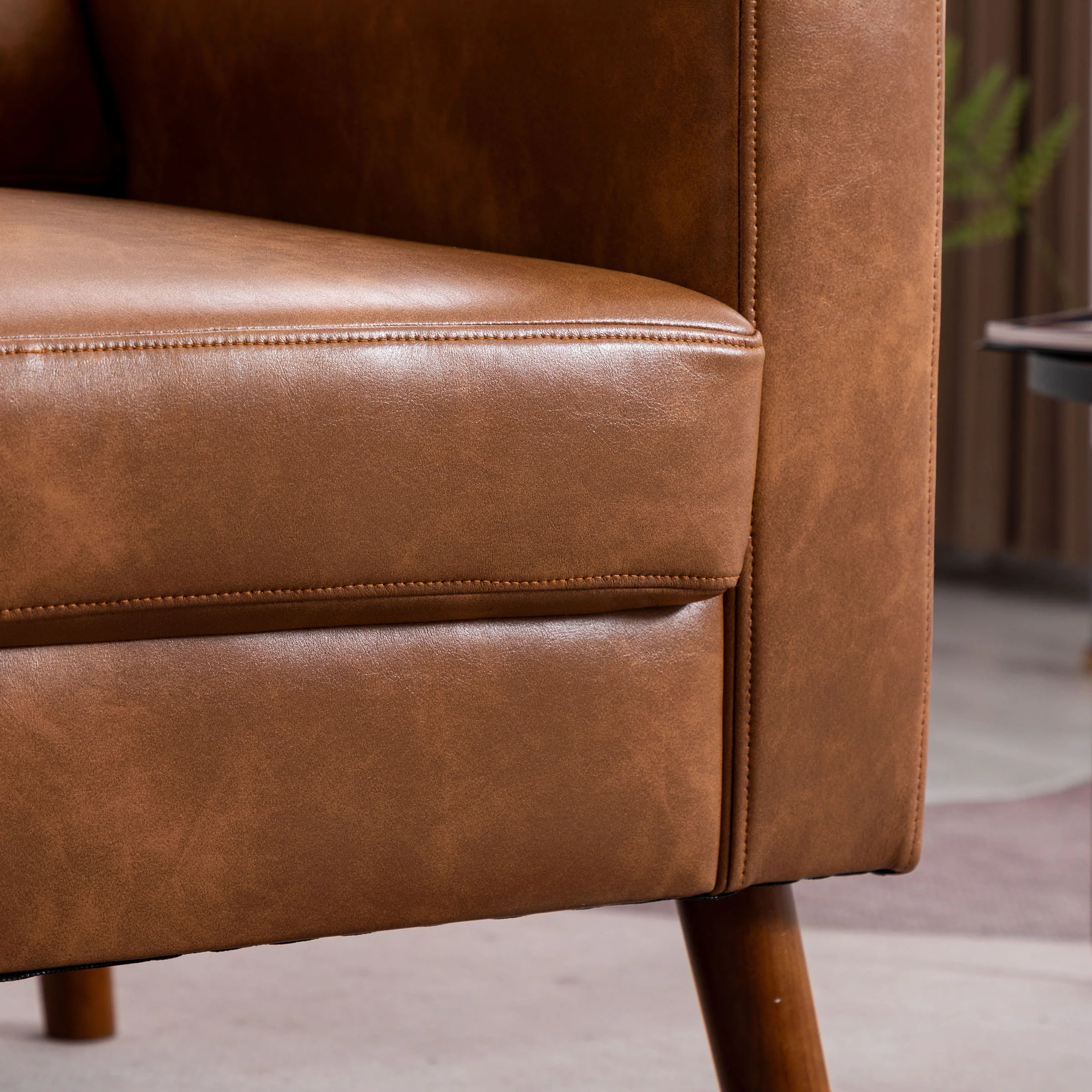 Mid Century Modern Tufted Accent Chair 1 PCS - XX16AC - Image 6