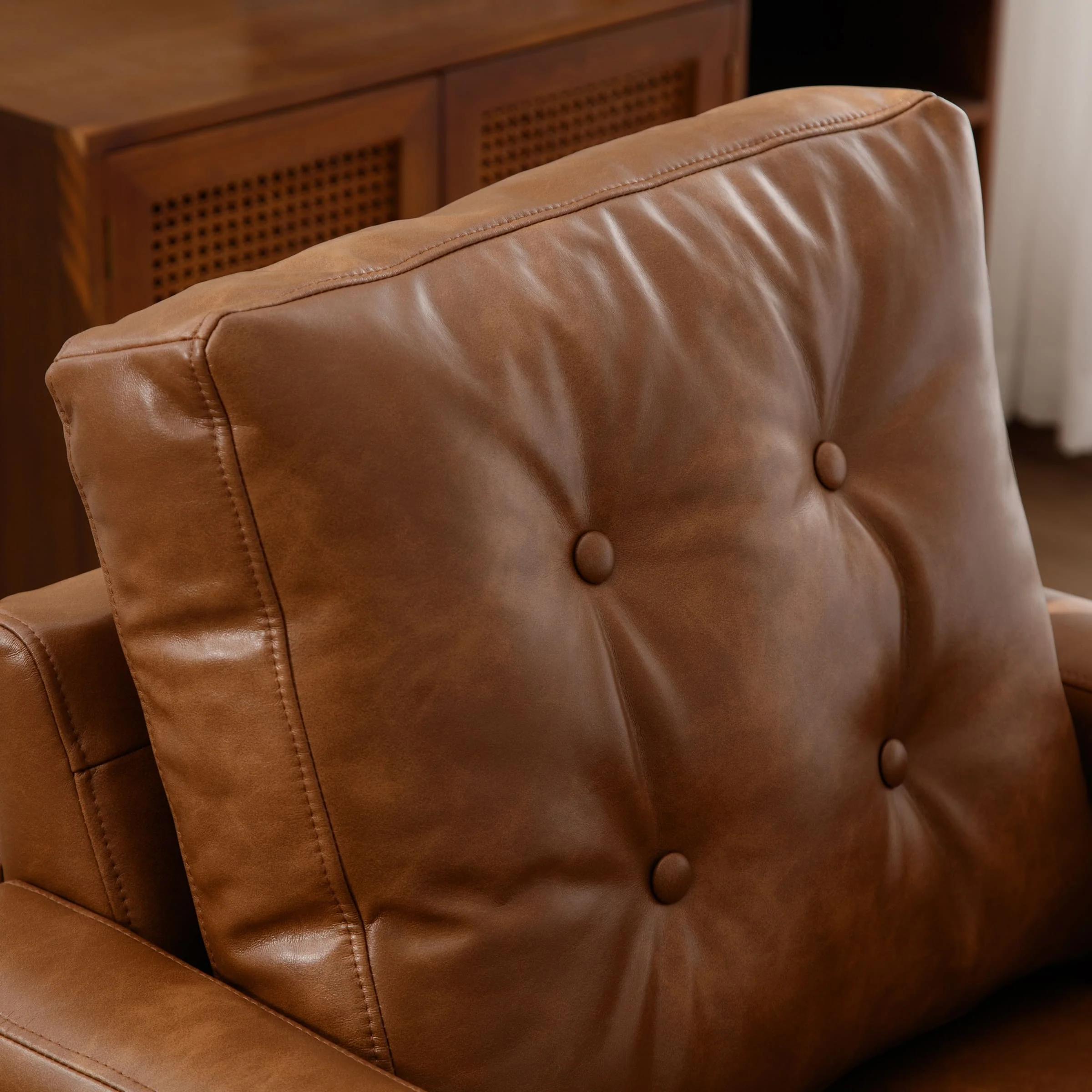 Mid Century Modern Tufted Accent Chair 1 PCS - XX16AC - Image 8
