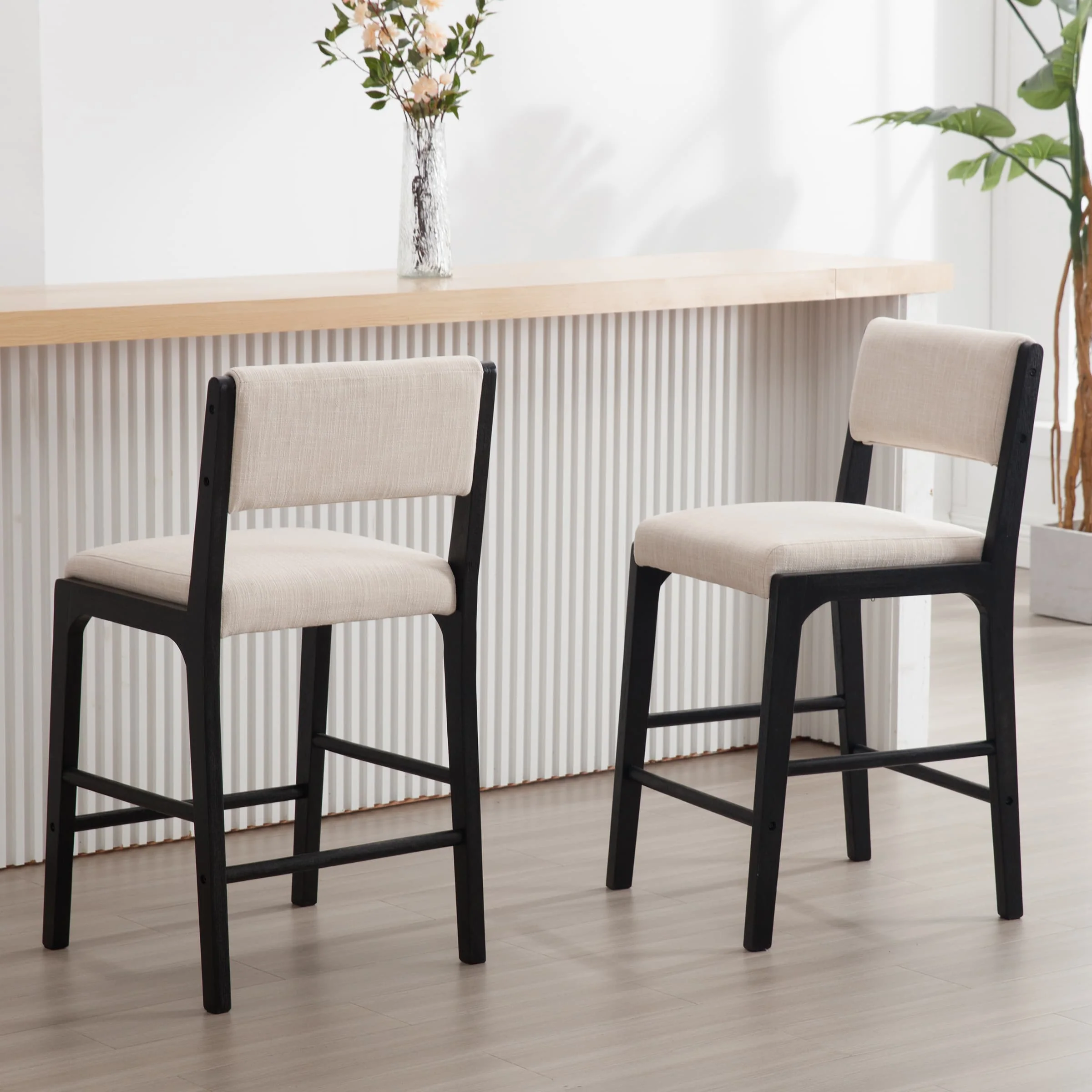 Upholstered Counter Barstools Set of 2 - 5795CS - Image 10