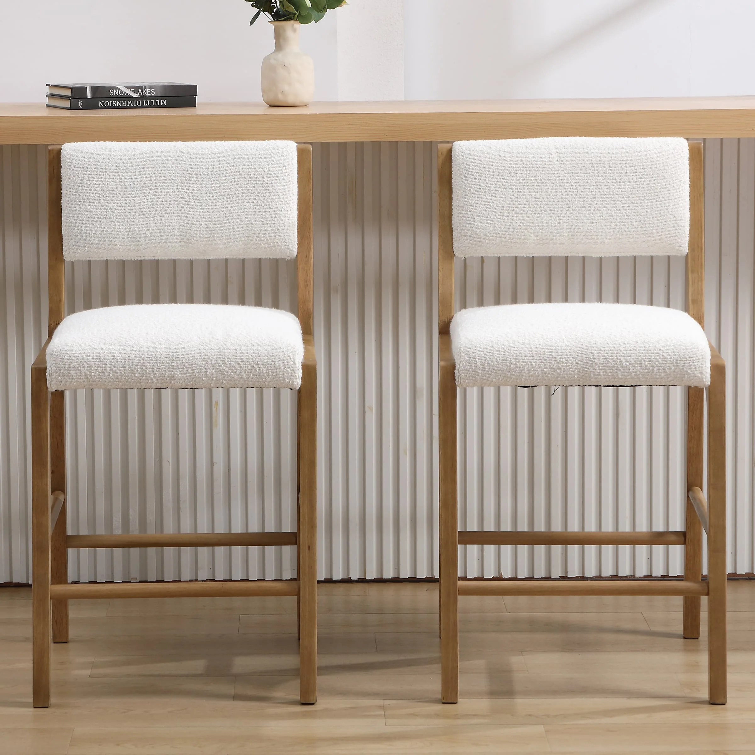 Upholstered Counter Barstools Set of 2 - 5795CS - Image 3