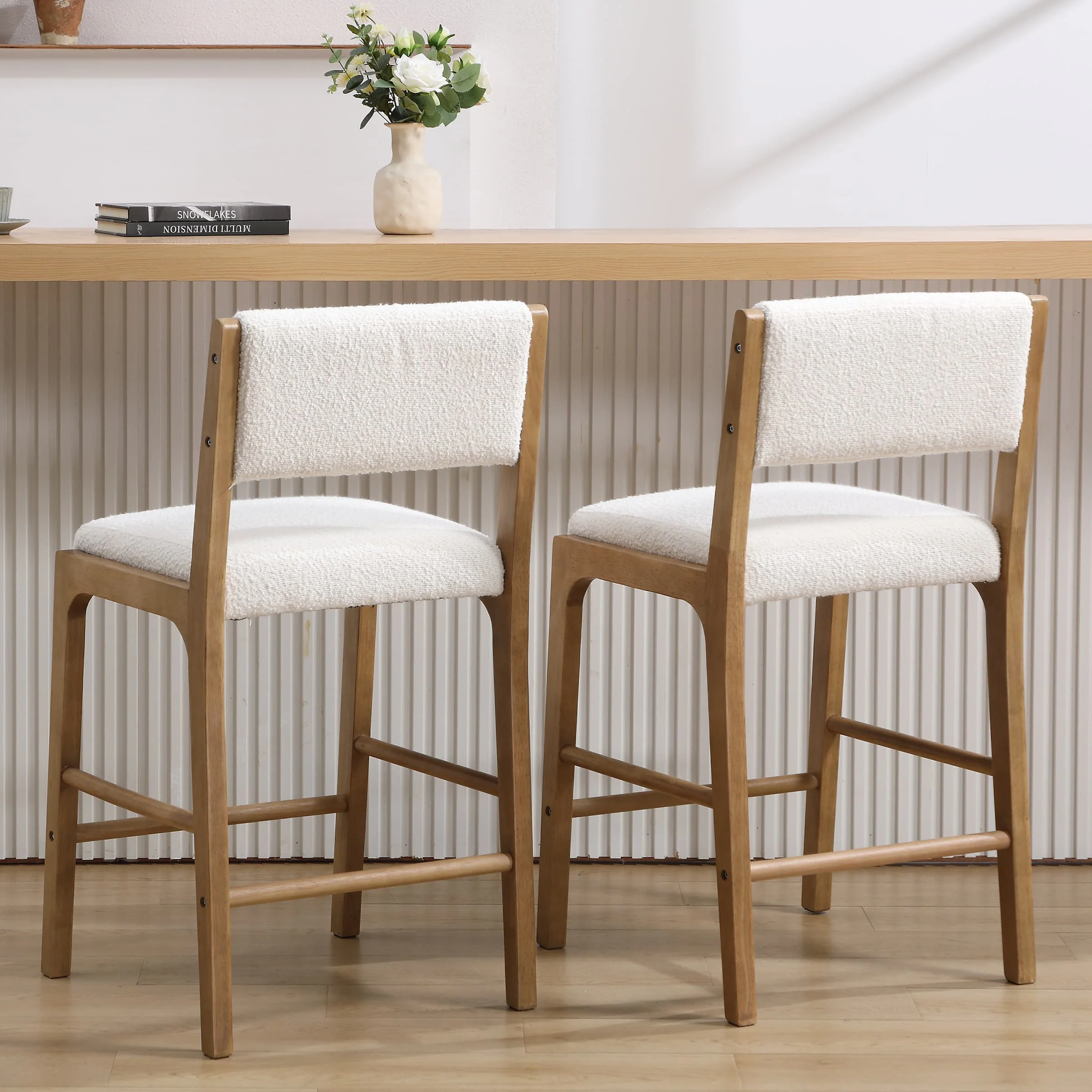 Upholstered Counter Barstools Set of 2 - 5795CS - Image 4