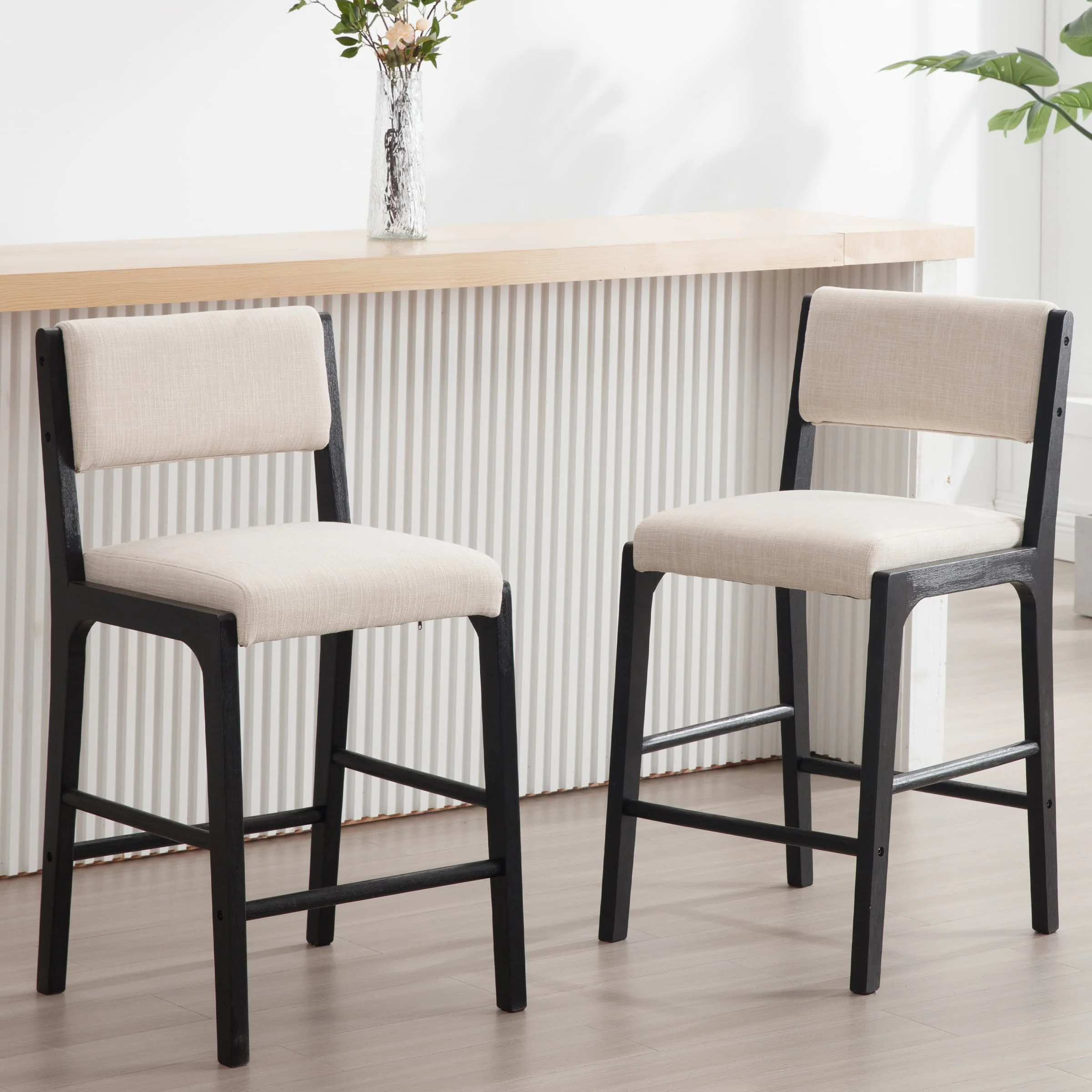 Upholstered Counter Barstools Set of 2 - 5795CS - Image 8