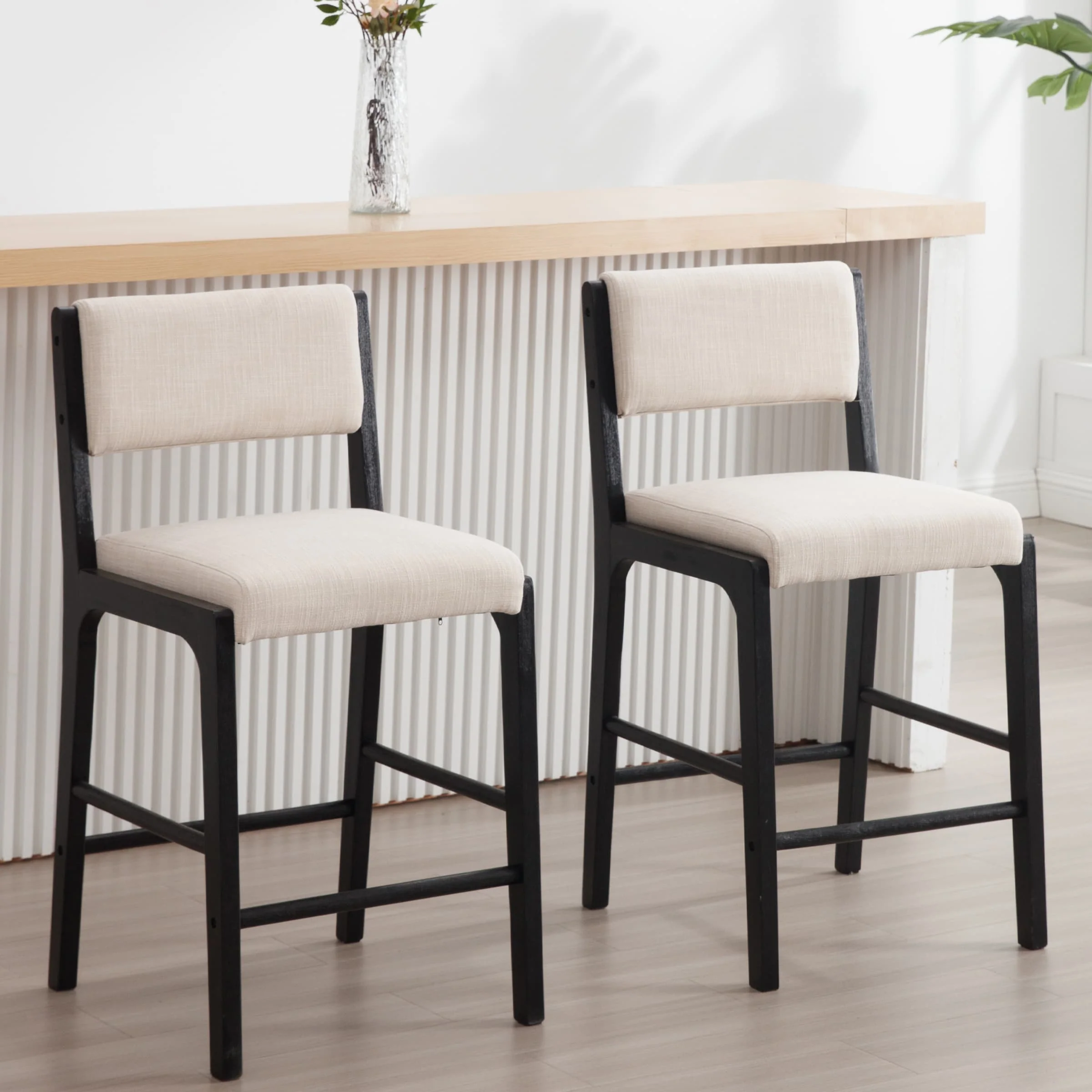 Upholstered Counter Barstools Set of 2 - 5795CS - Image 9