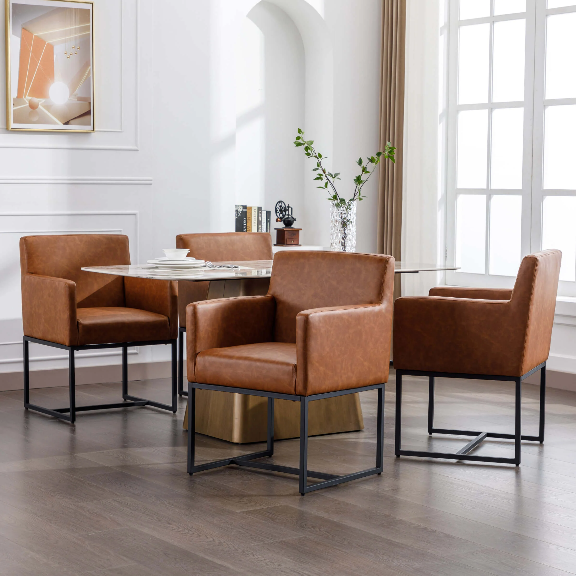Upholstered Dining Chairs with Arms Set of 2 - 1823DC - Image 20