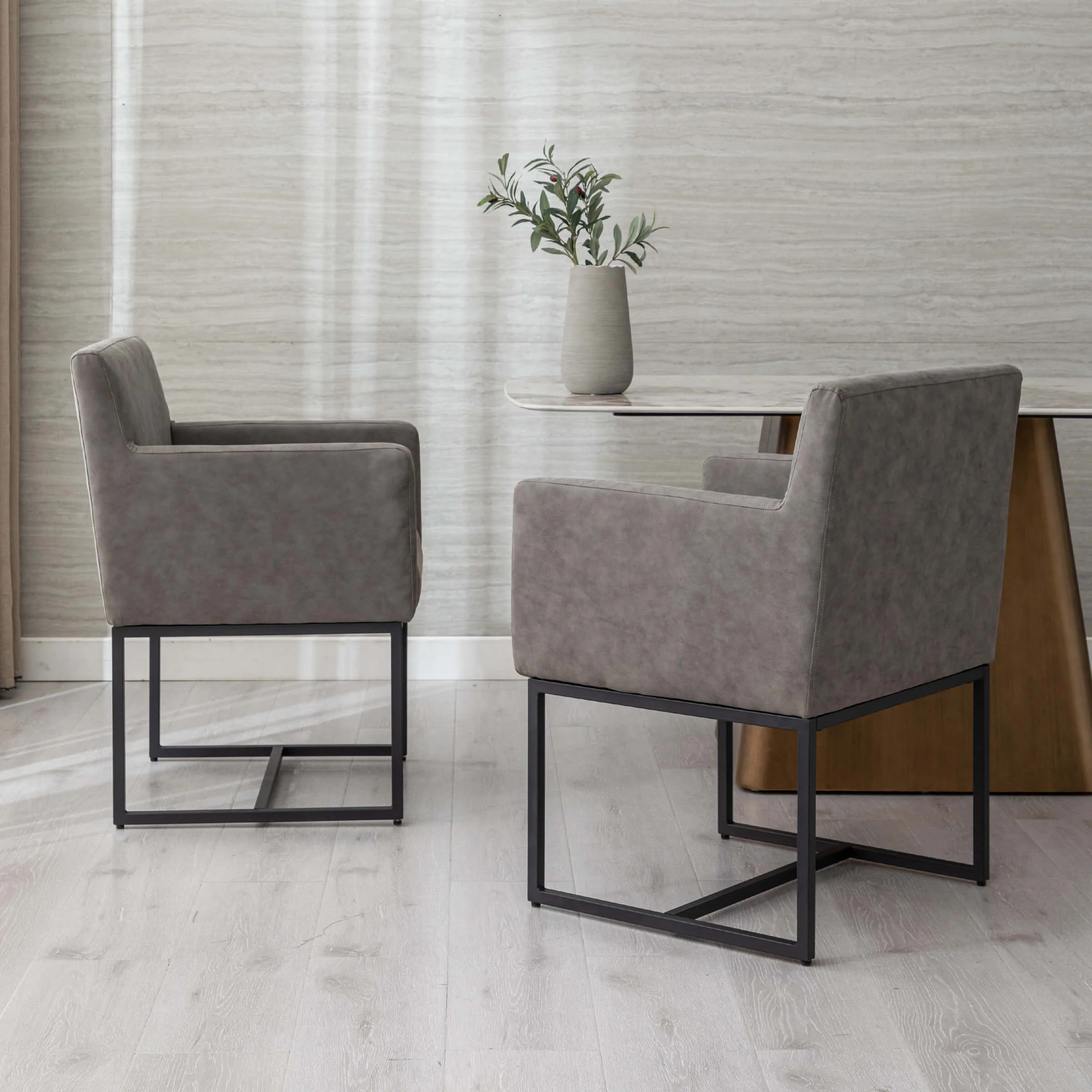 Upholstered Dining Chairs with Arms Set of 2 - 1823DC - Image 27