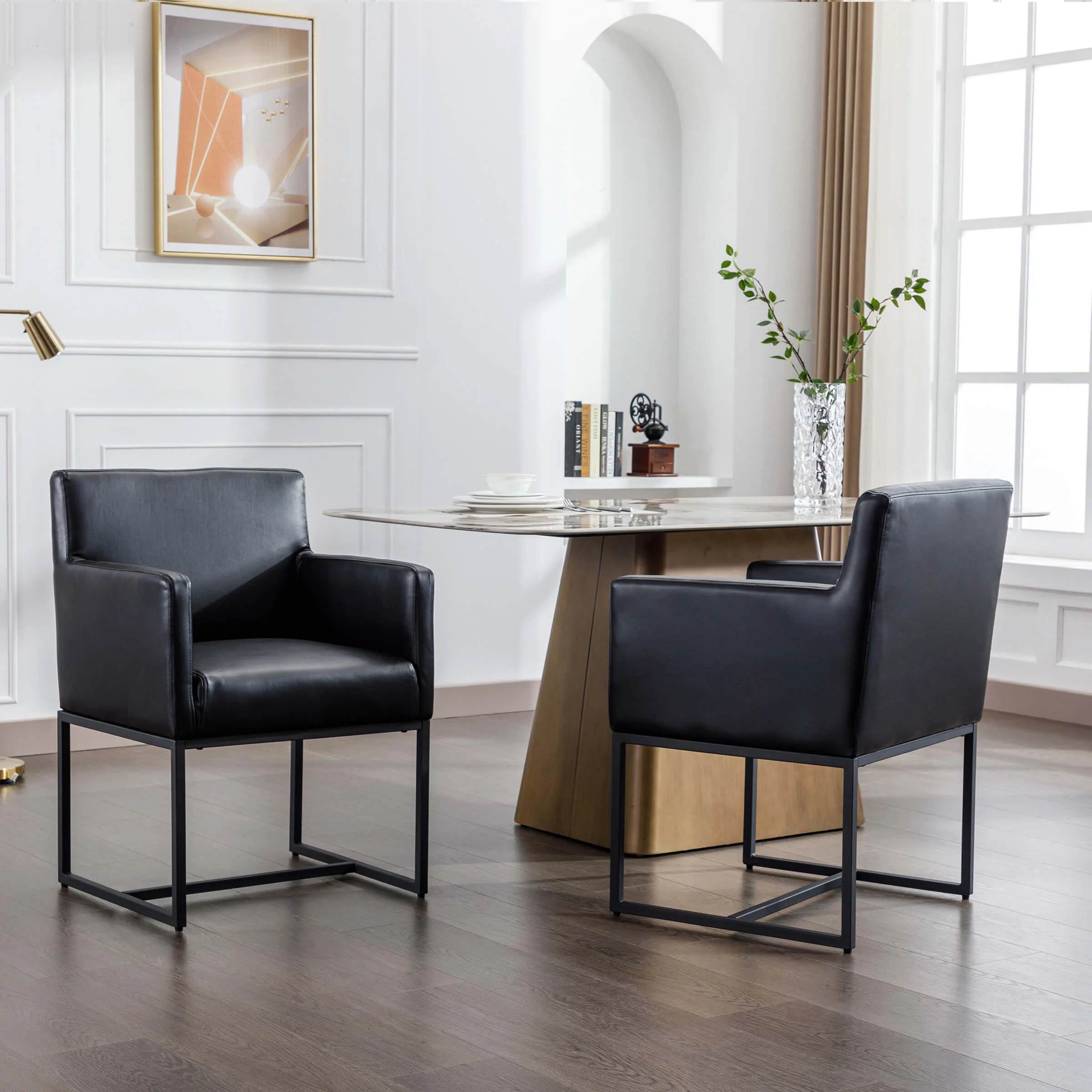 Upholstered Dining Chairs with Arms Set of 2 - 1823DC - Image 52