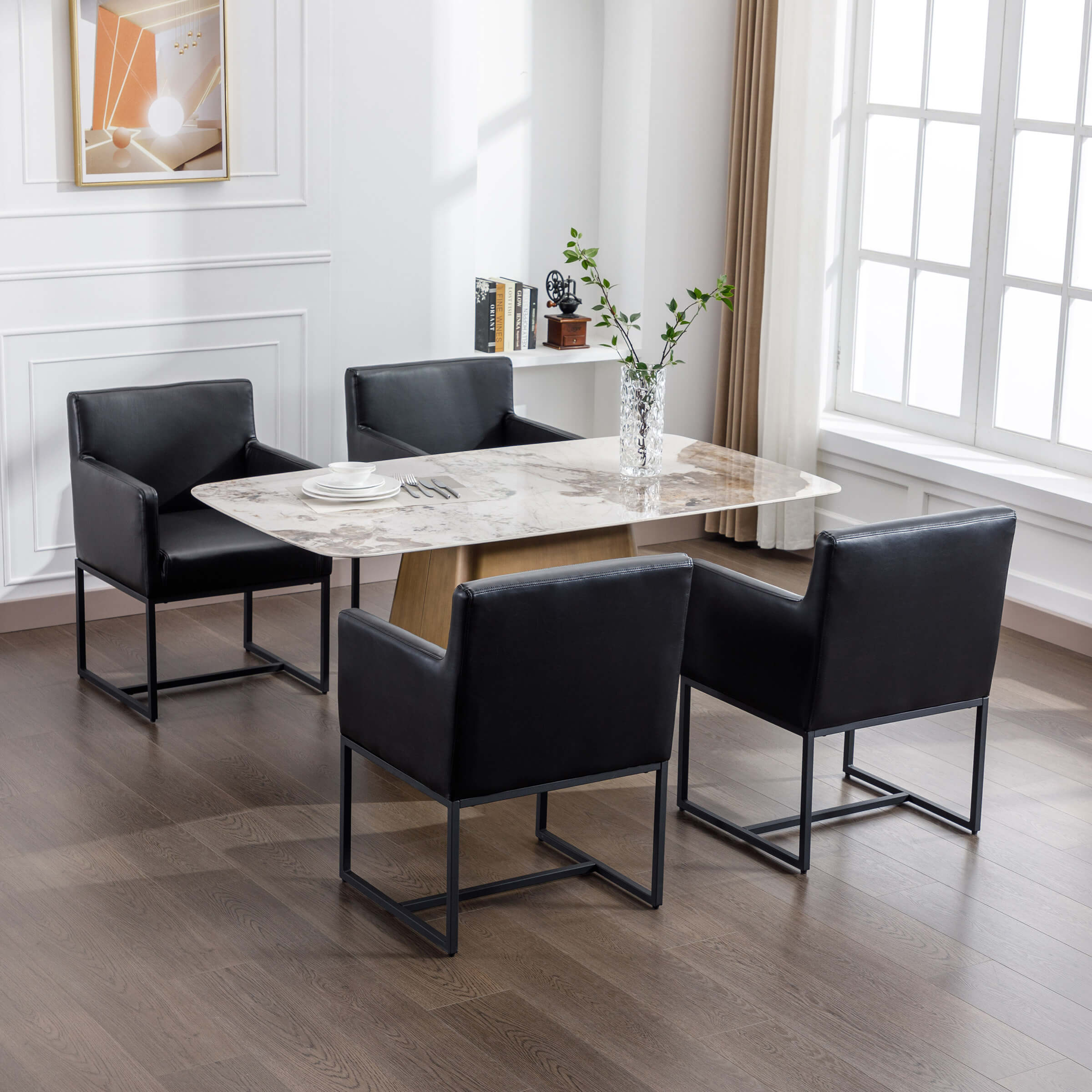 Upholstered Dining Chairs with Arms Set of 2 - 1823DC - Image 53