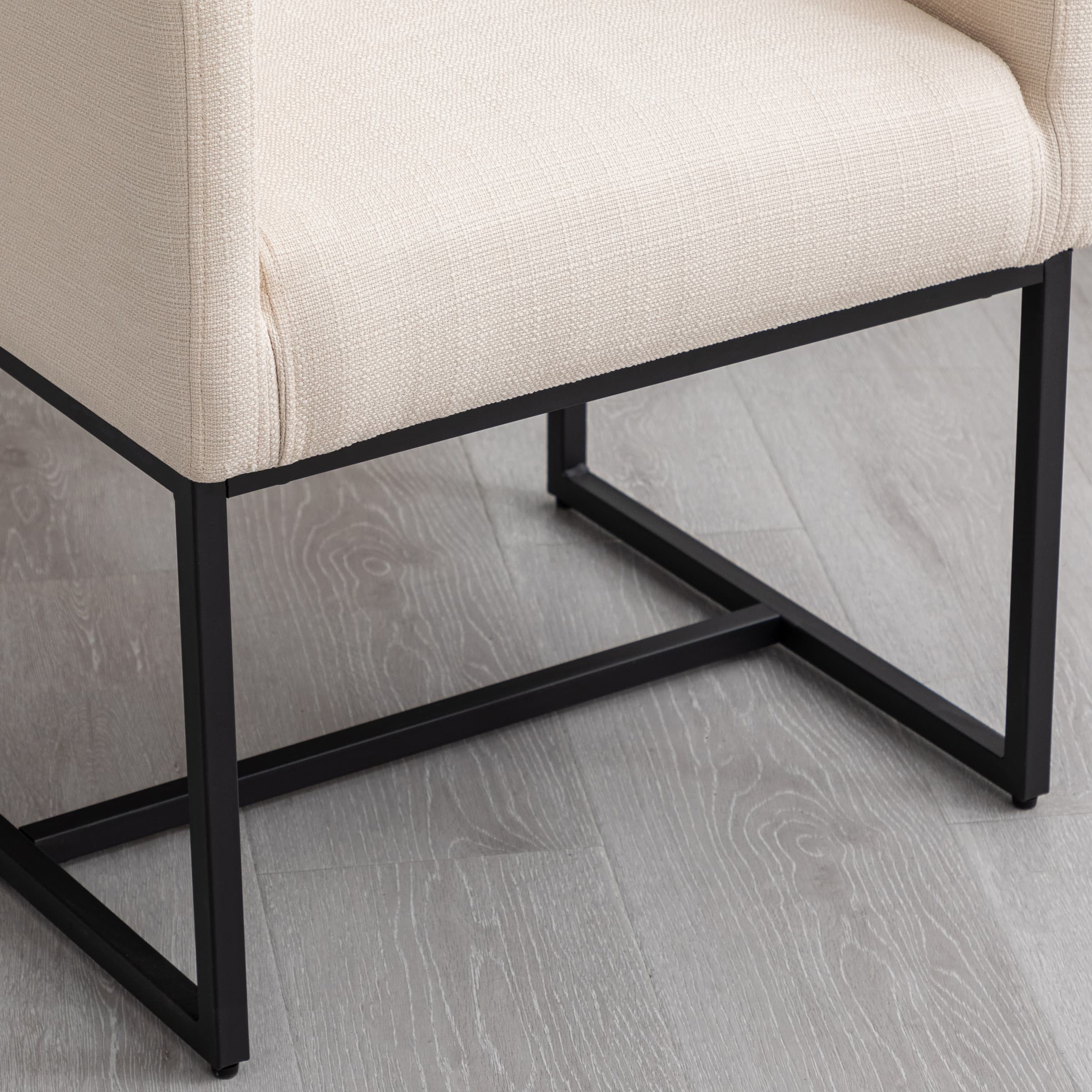 Upholstered Dining Chairs with Arms Set of 2 - 1823DC - Image 7