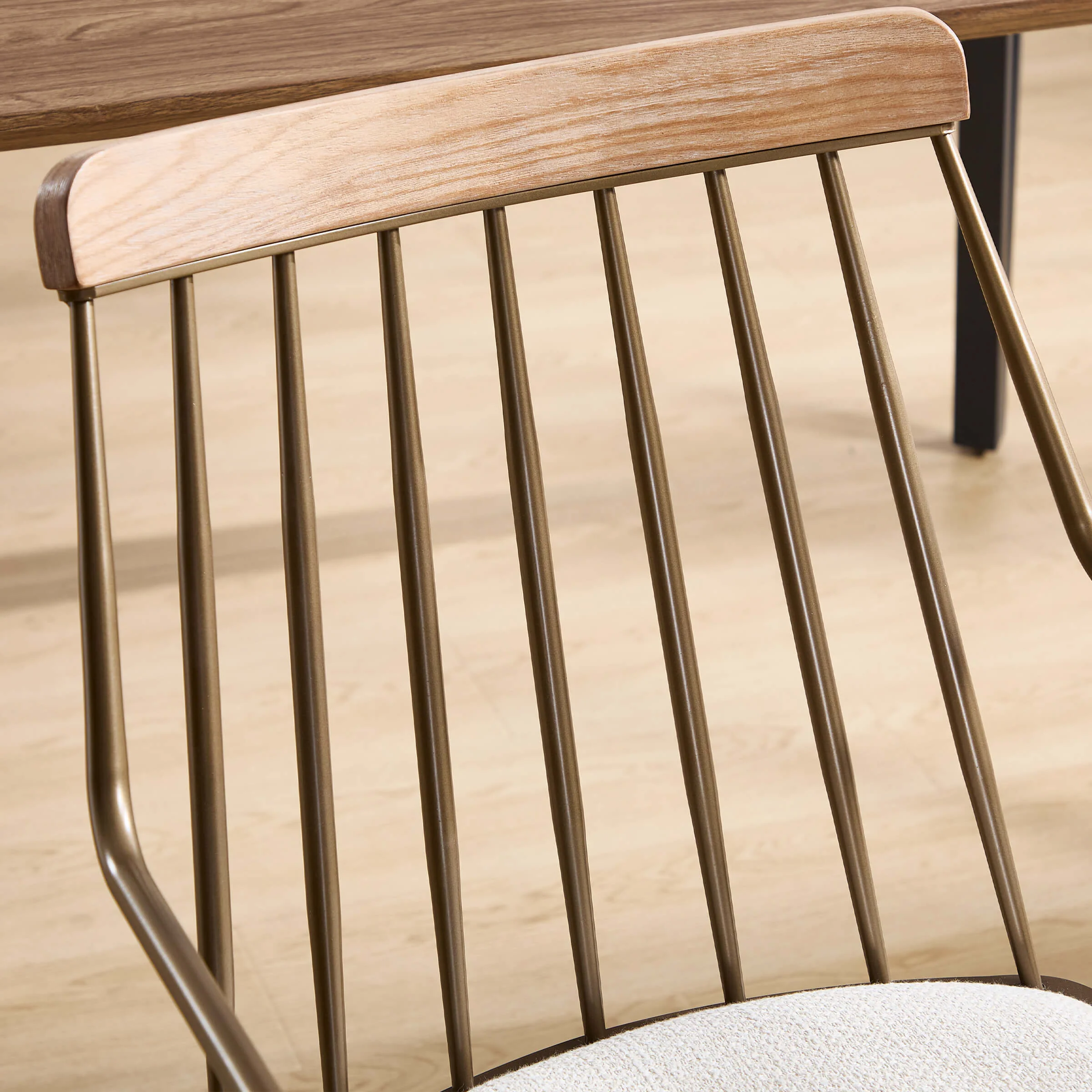 Spindle Back Dining Chairs Set of 2 - 6128DC - Image 4