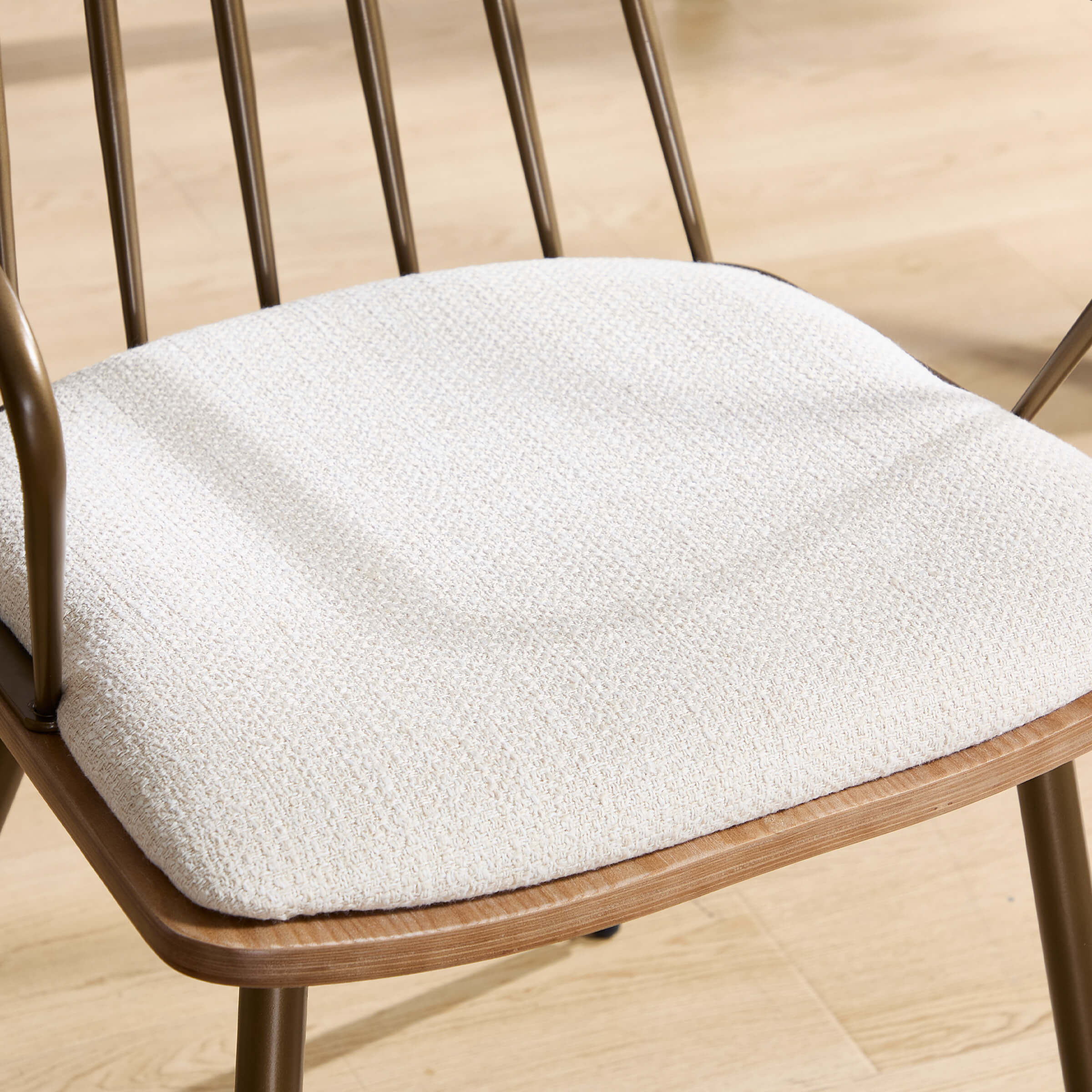 Spindle Back Dining Chairs Set of 2 - 6128DC - Image 5