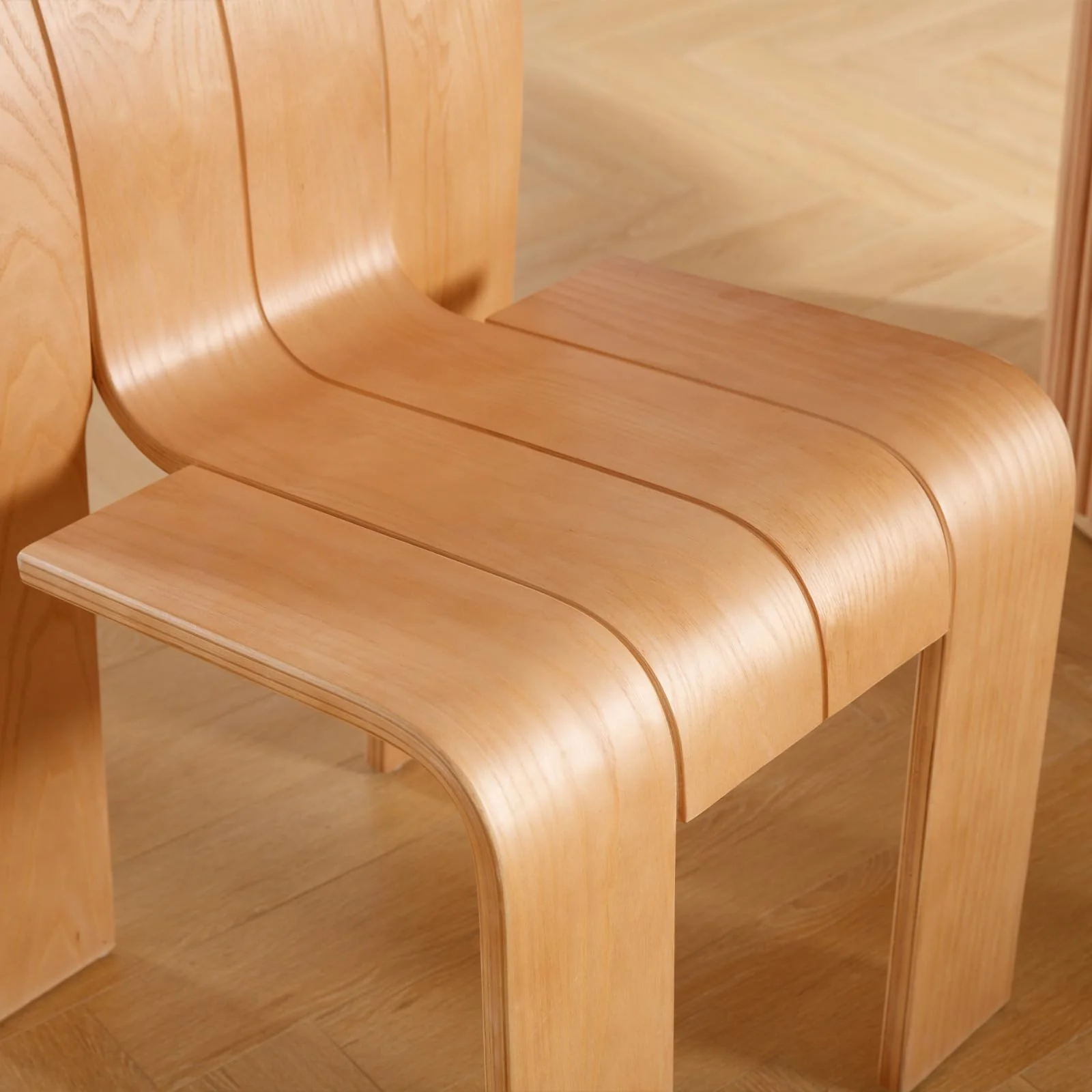 Wood Dining Chairs Set of 2 - 6683DC - Image 4
