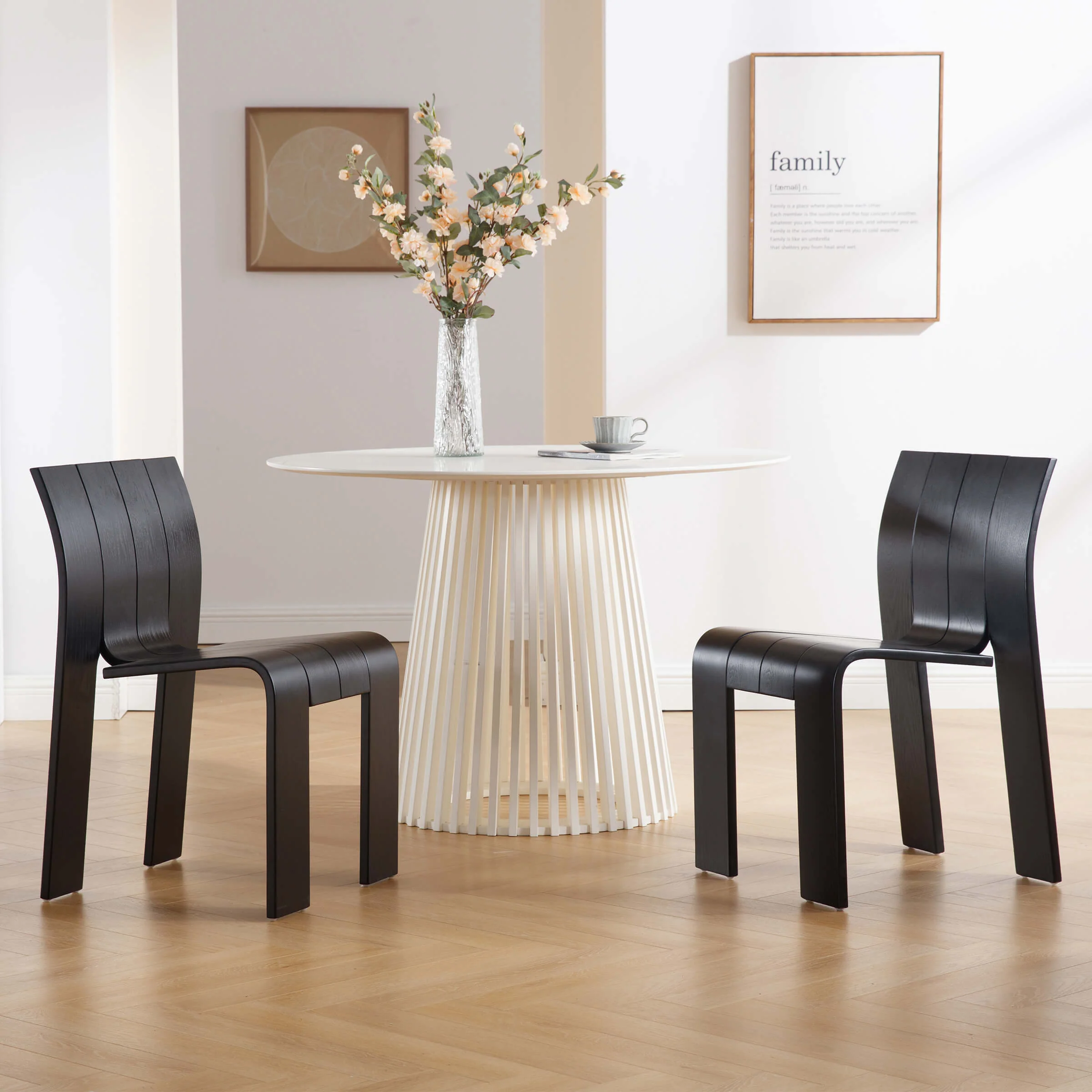 Wood Dining Chairs Set of 2 - 6683DC - Image 7