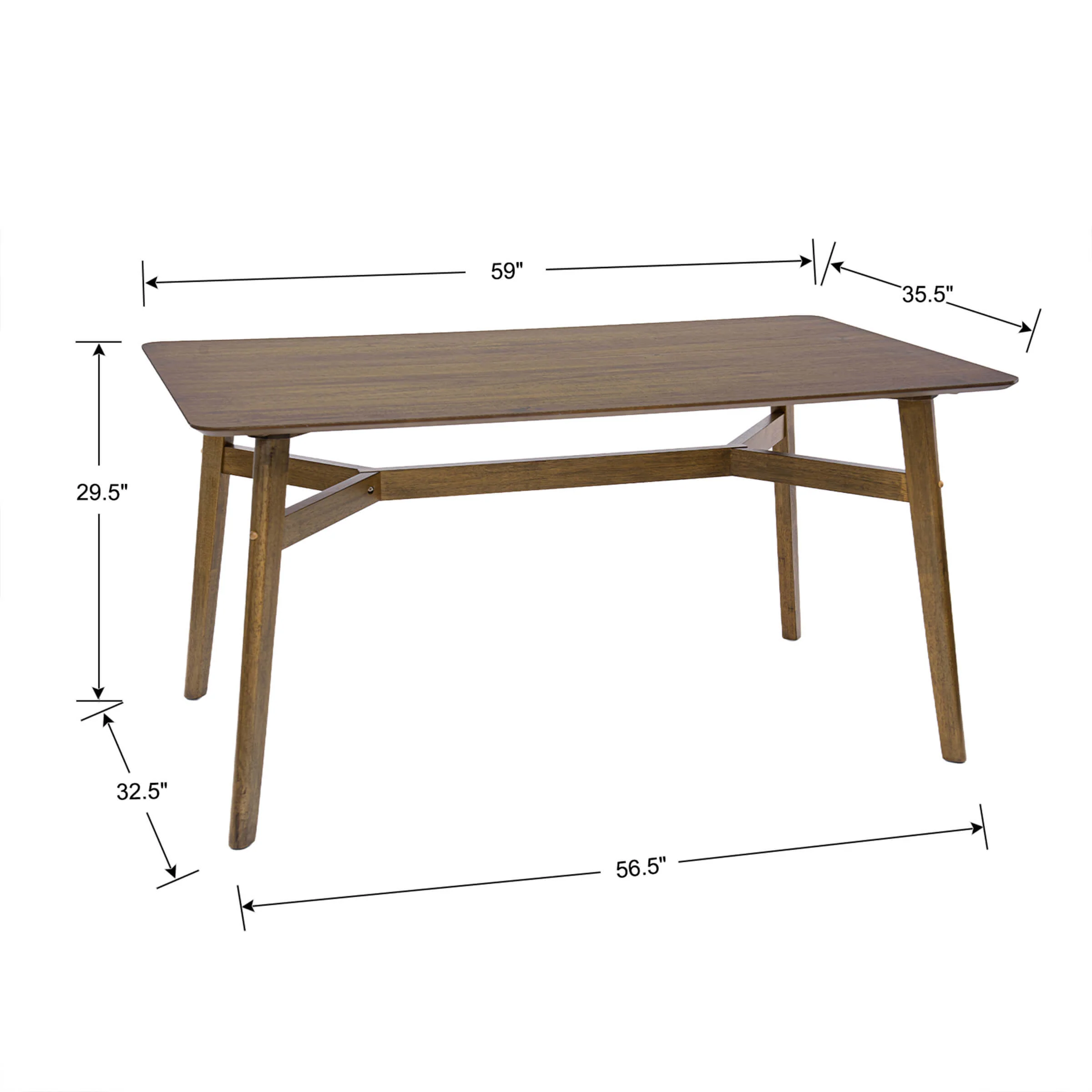 Wood Rectangle Dining Table - 19063DT - Image 18