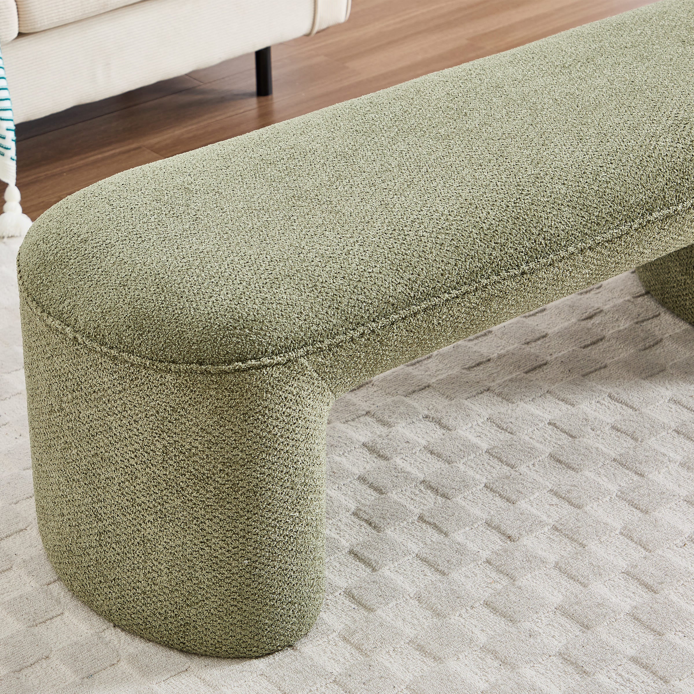 53"W Bedroom Bench with 2 Small Stools - 2653BH - Image 5
