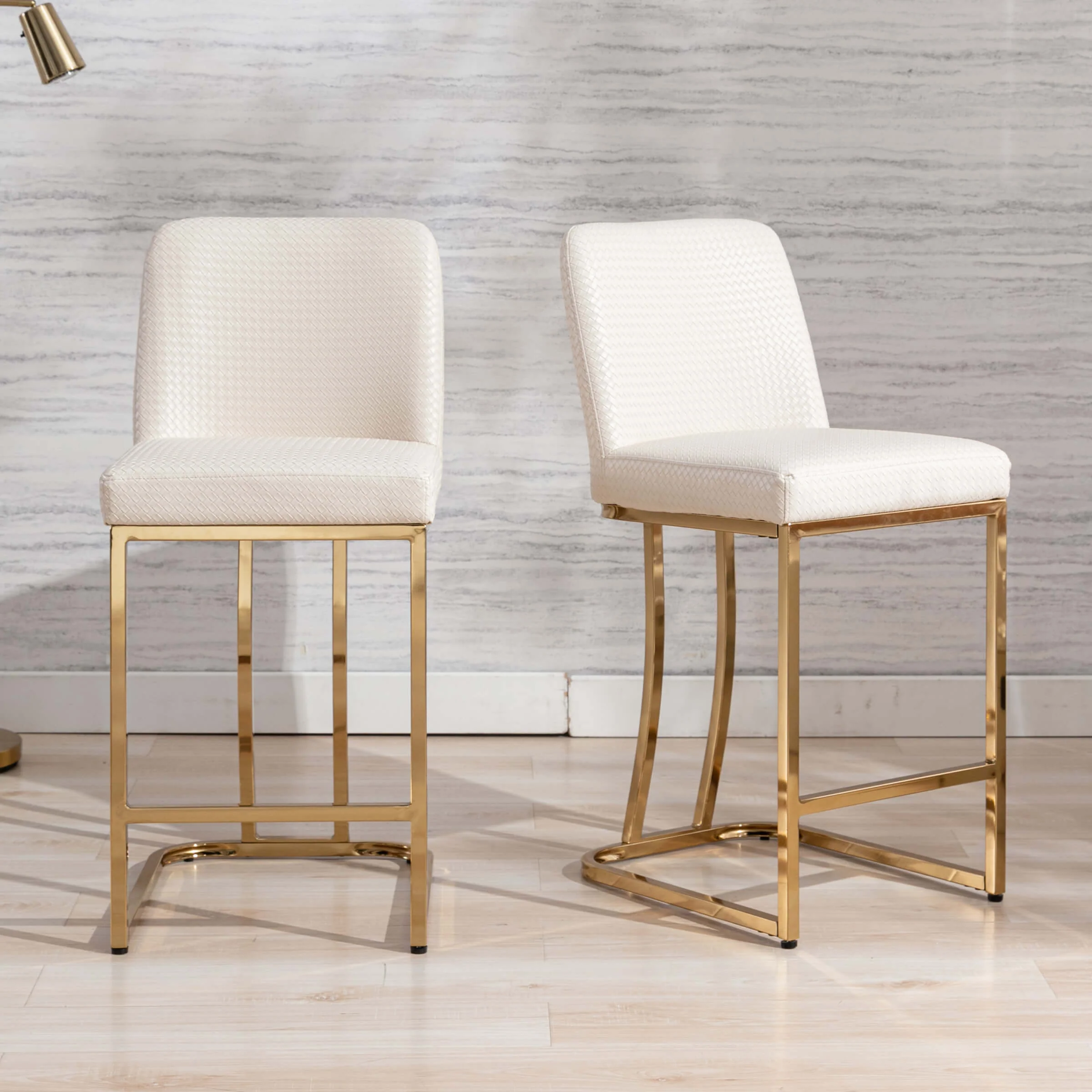 24"H Metal Legs Counter Height Bar Stools Set of 2 - 2956CS - Image 15