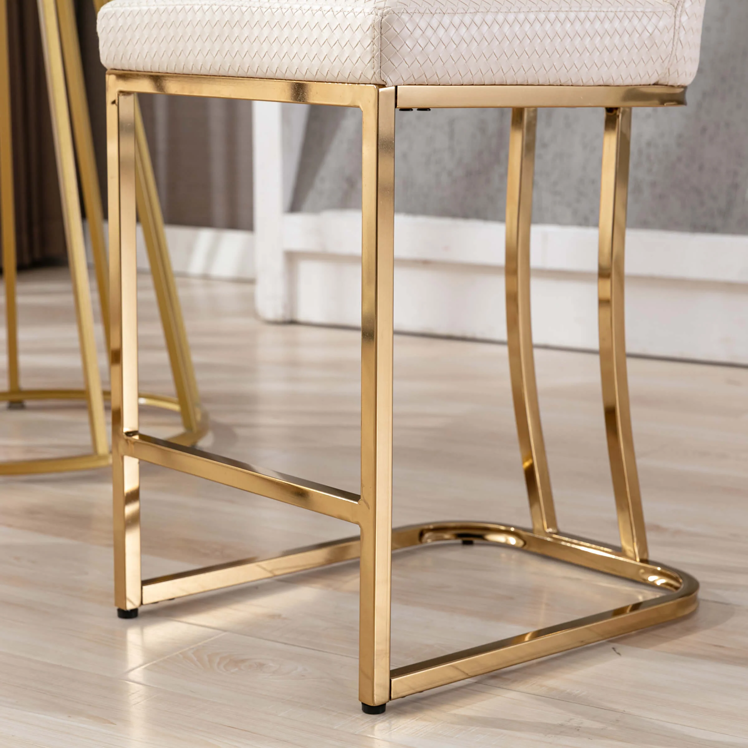 24"H Metal Legs Counter Height Bar Stools Set of 2 - 2956CS - Image 20
