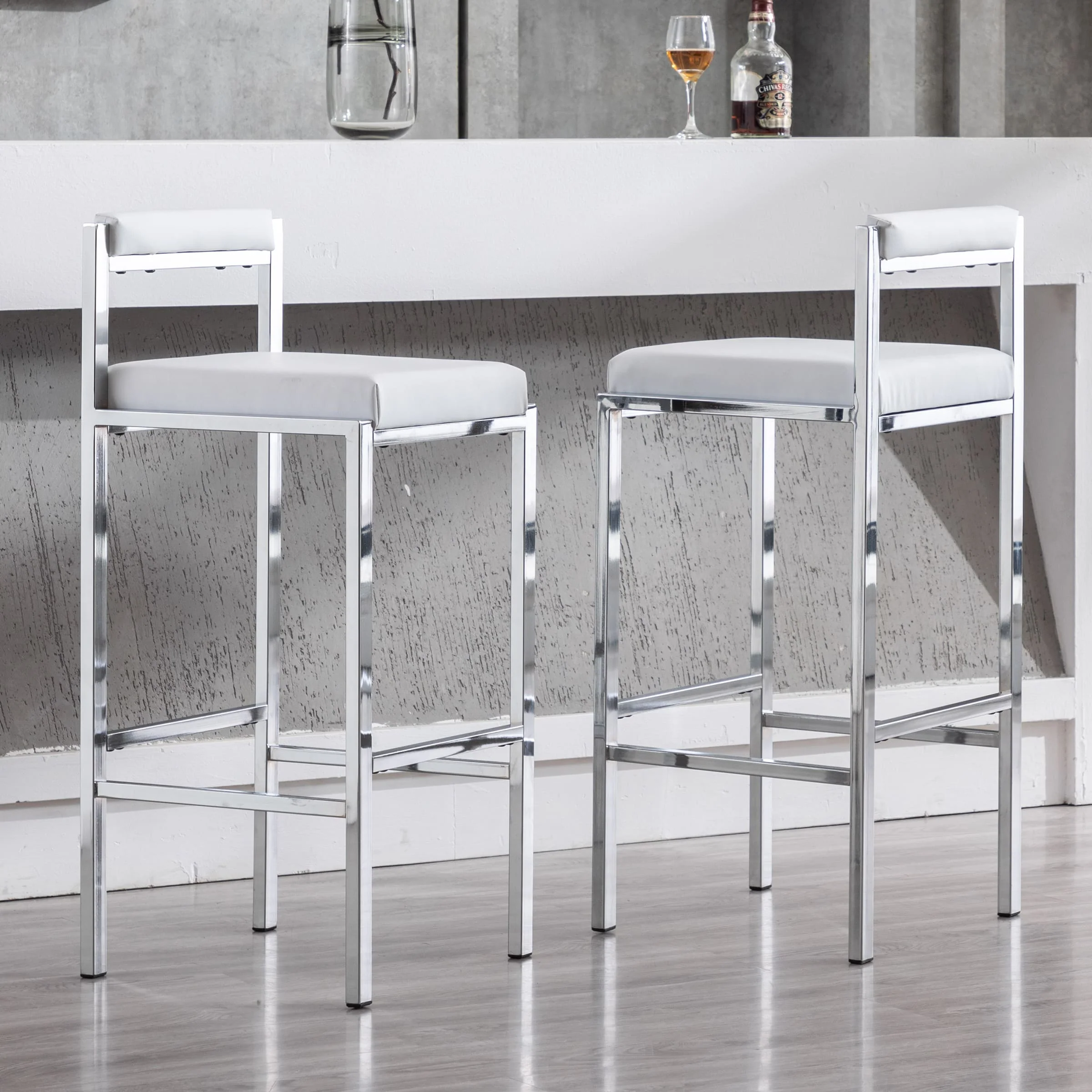 30"H Low Back Bar Stools Set of 2 - 5300BS - Image 22
