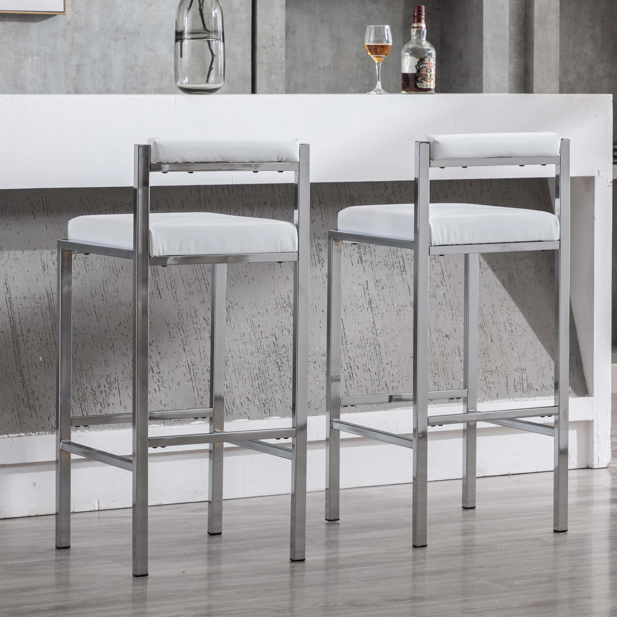 30"H Low Back Bar Stools Set of 2 - 5300BS - Image 23