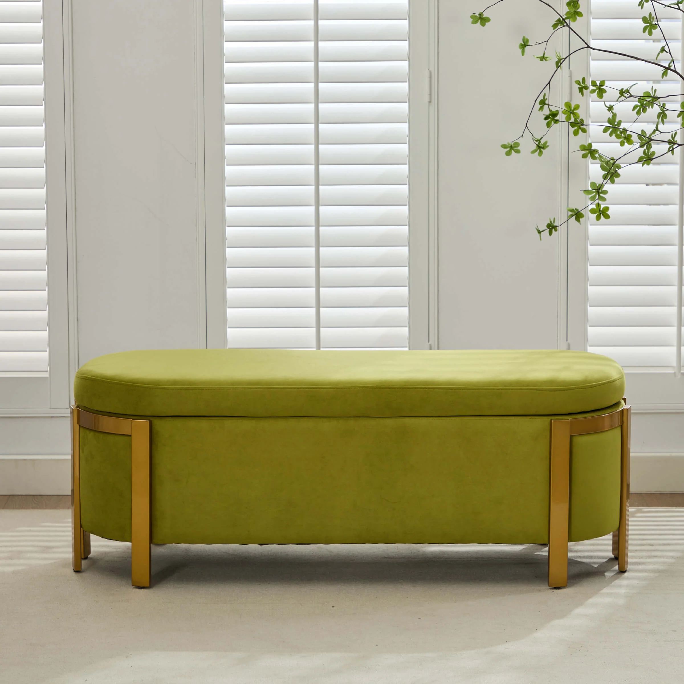 48”W Storage Bench Ottoman End of Bed - 5001BH - Image 11