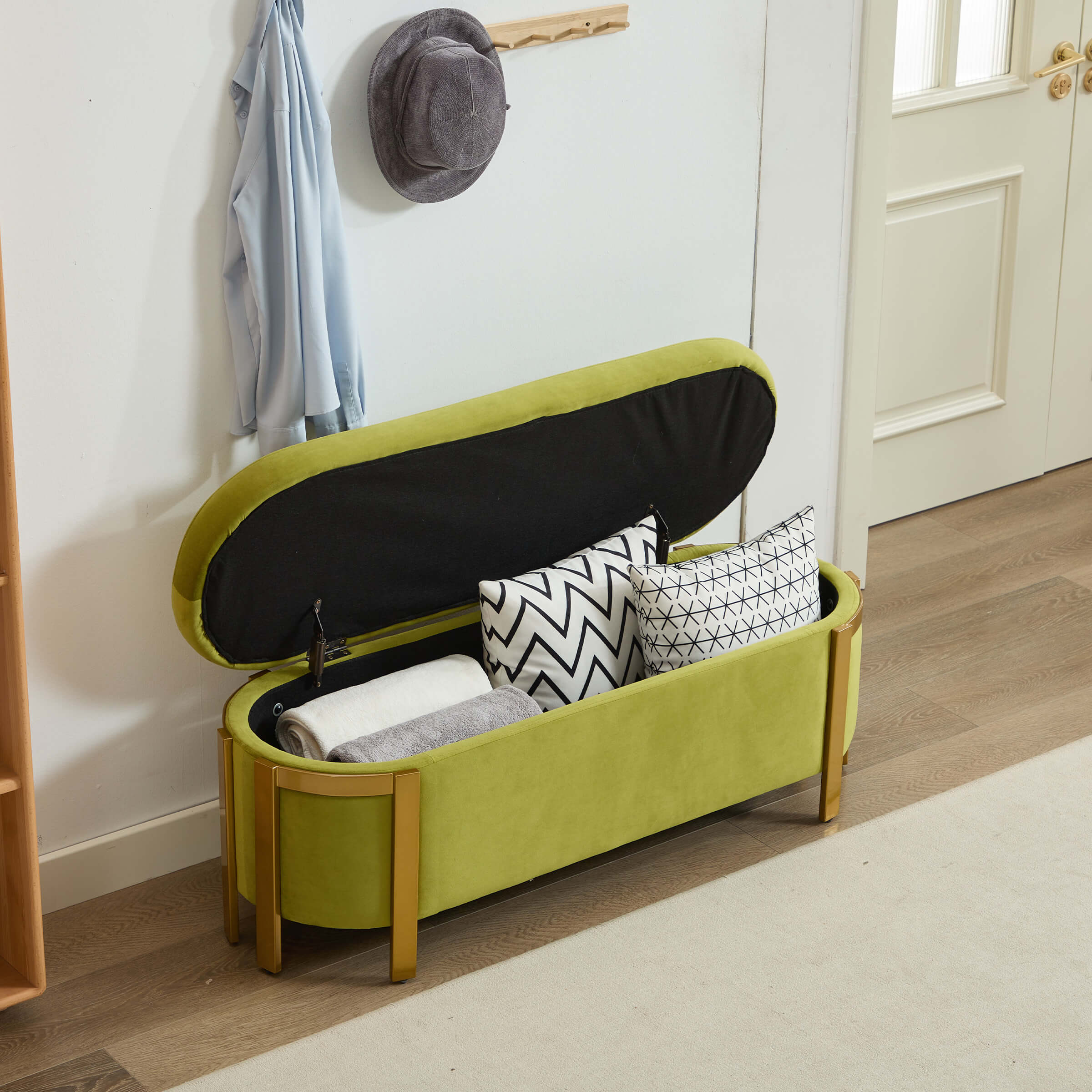 48”W Storage Bench Ottoman End of Bed - 5001BH - Image 13
