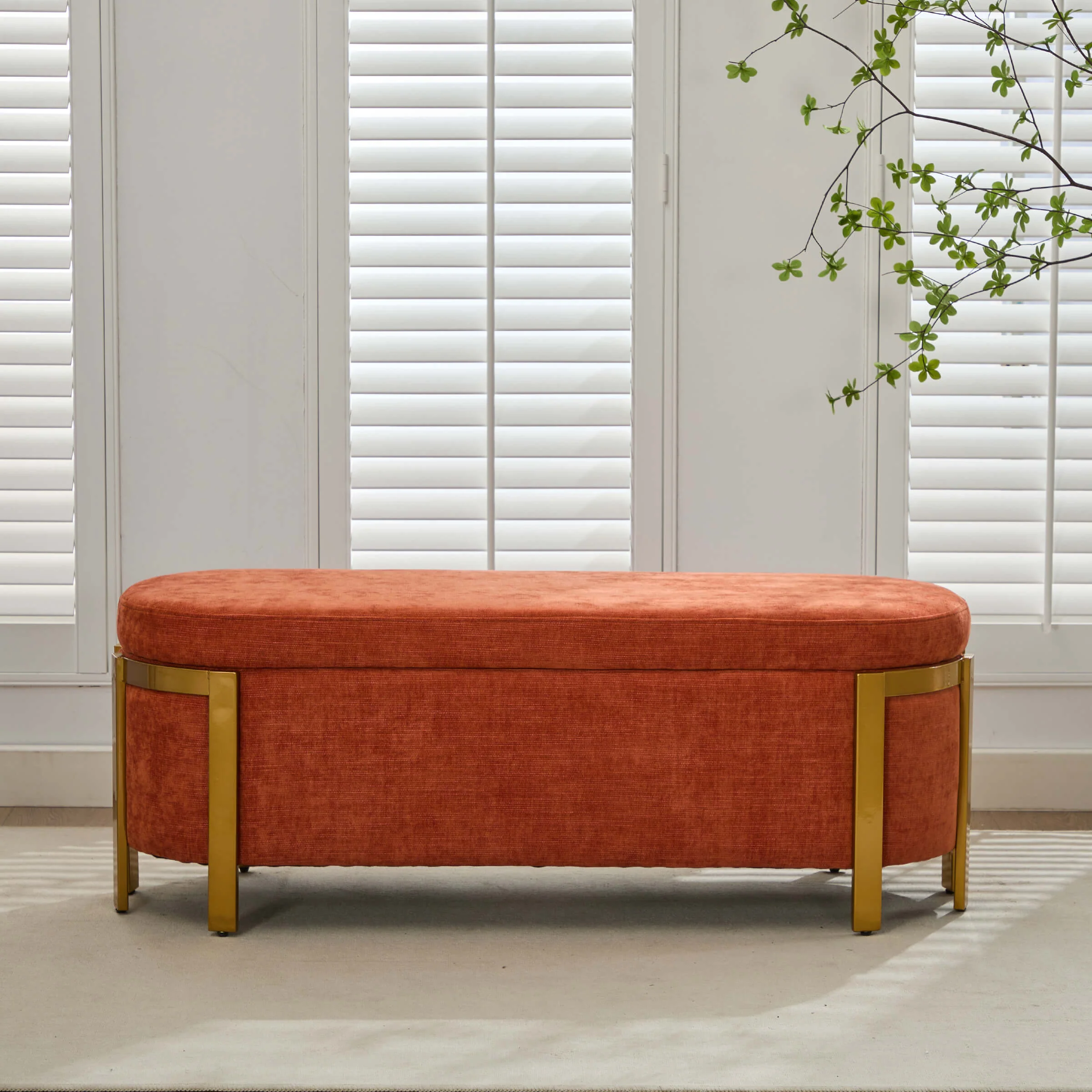 48”W Storage Bench Ottoman End of Bed - 5001BH - Image 20