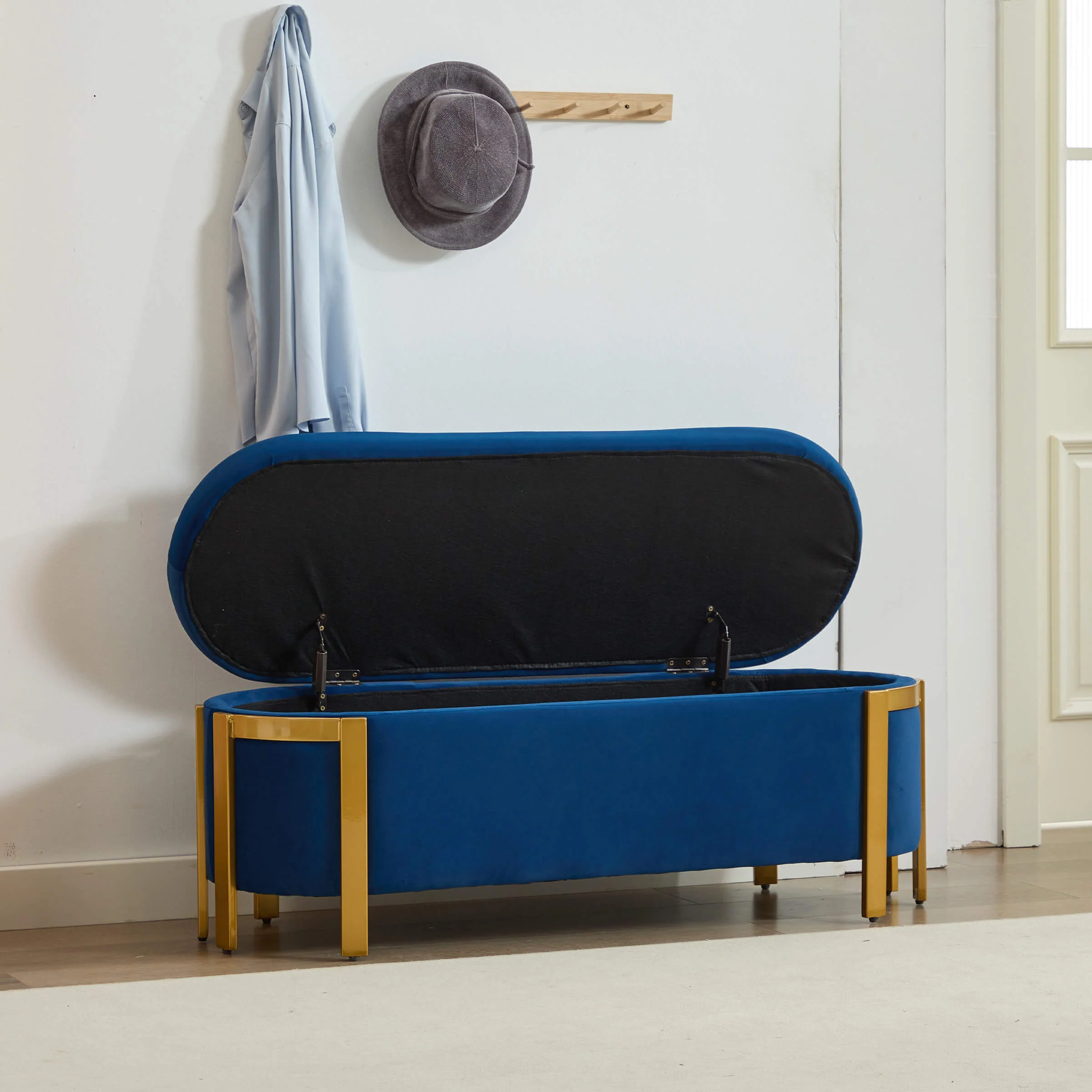 48”W Storage Bench Ottoman End of Bed - 5001BH - Image 3