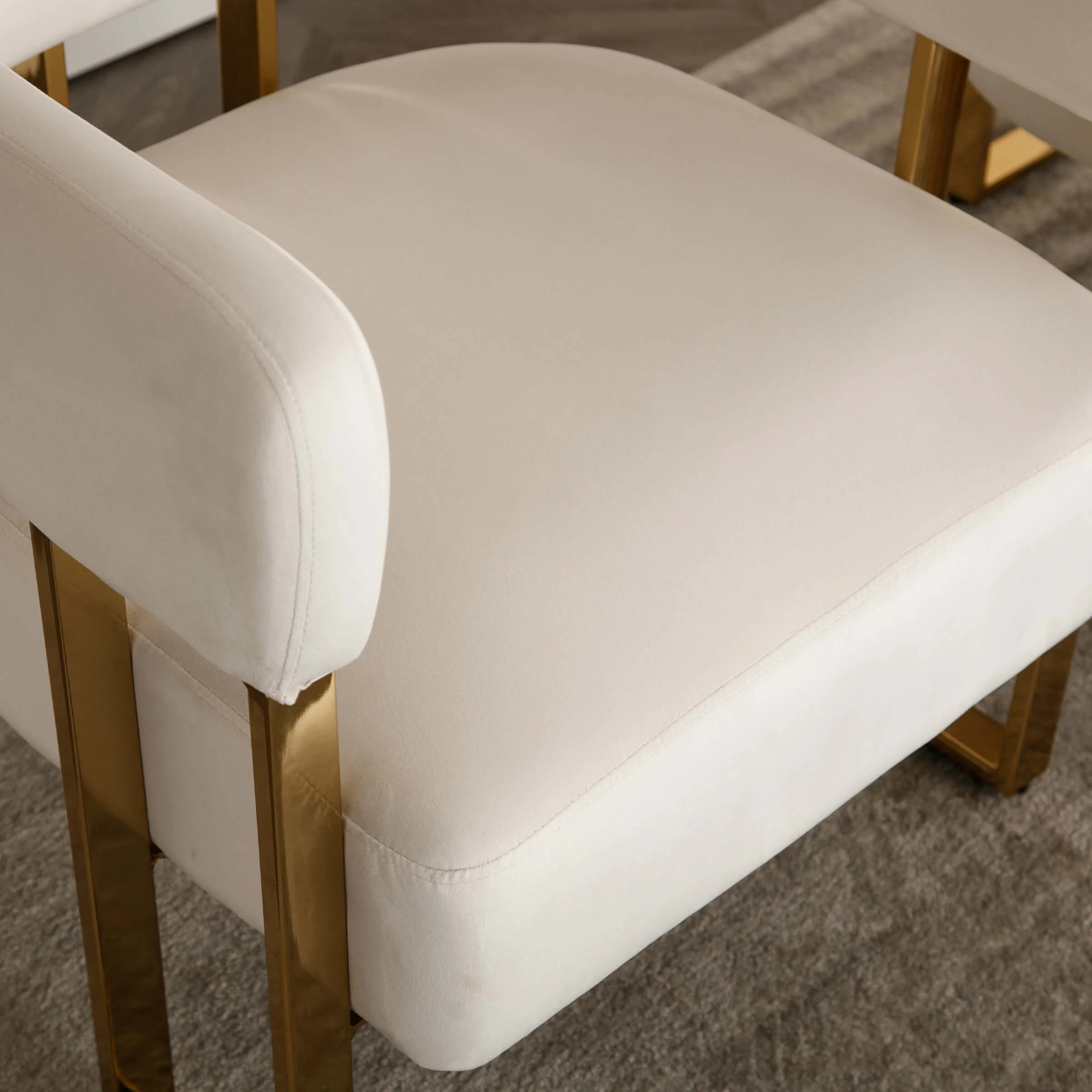 Barrel Chair with Gold Metal Legs 1 PCS - 72005AC - Image 25