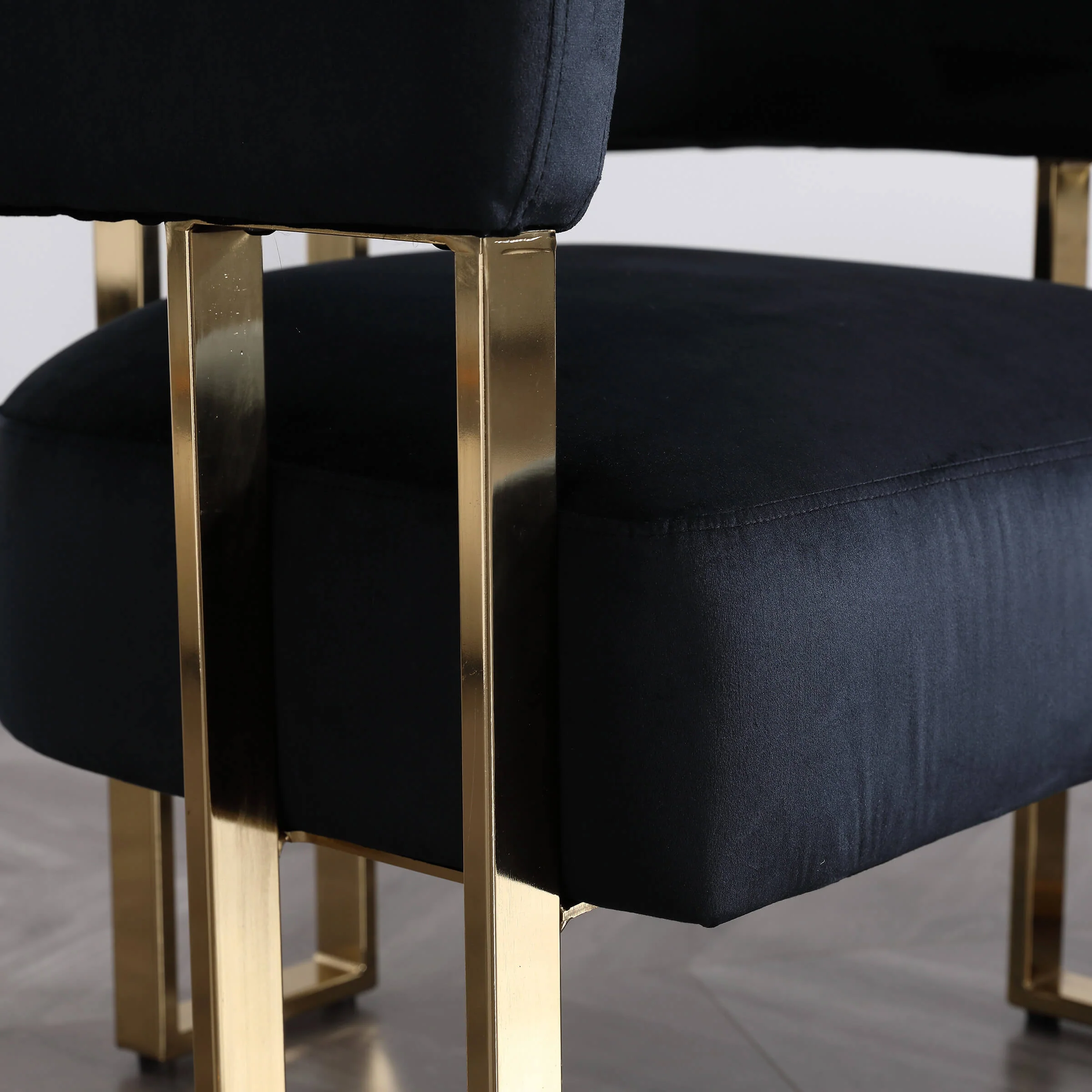 Barrel Chair with Gold Metal Legs 1 PCS - 72005AC - Image 32