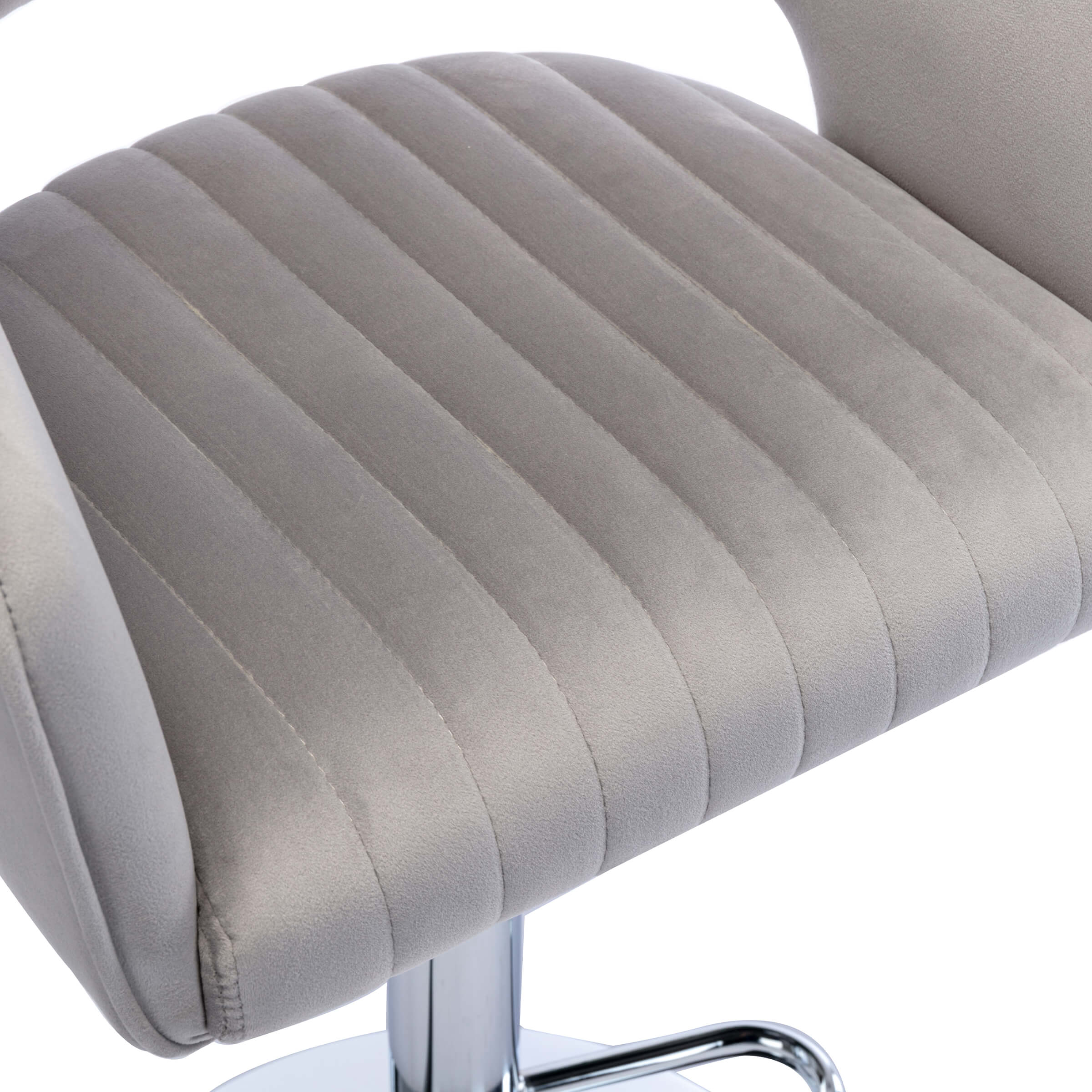 Adjustable Hollow Back Swivel Bar Stools Set of 2 - 6014AB - Image 5