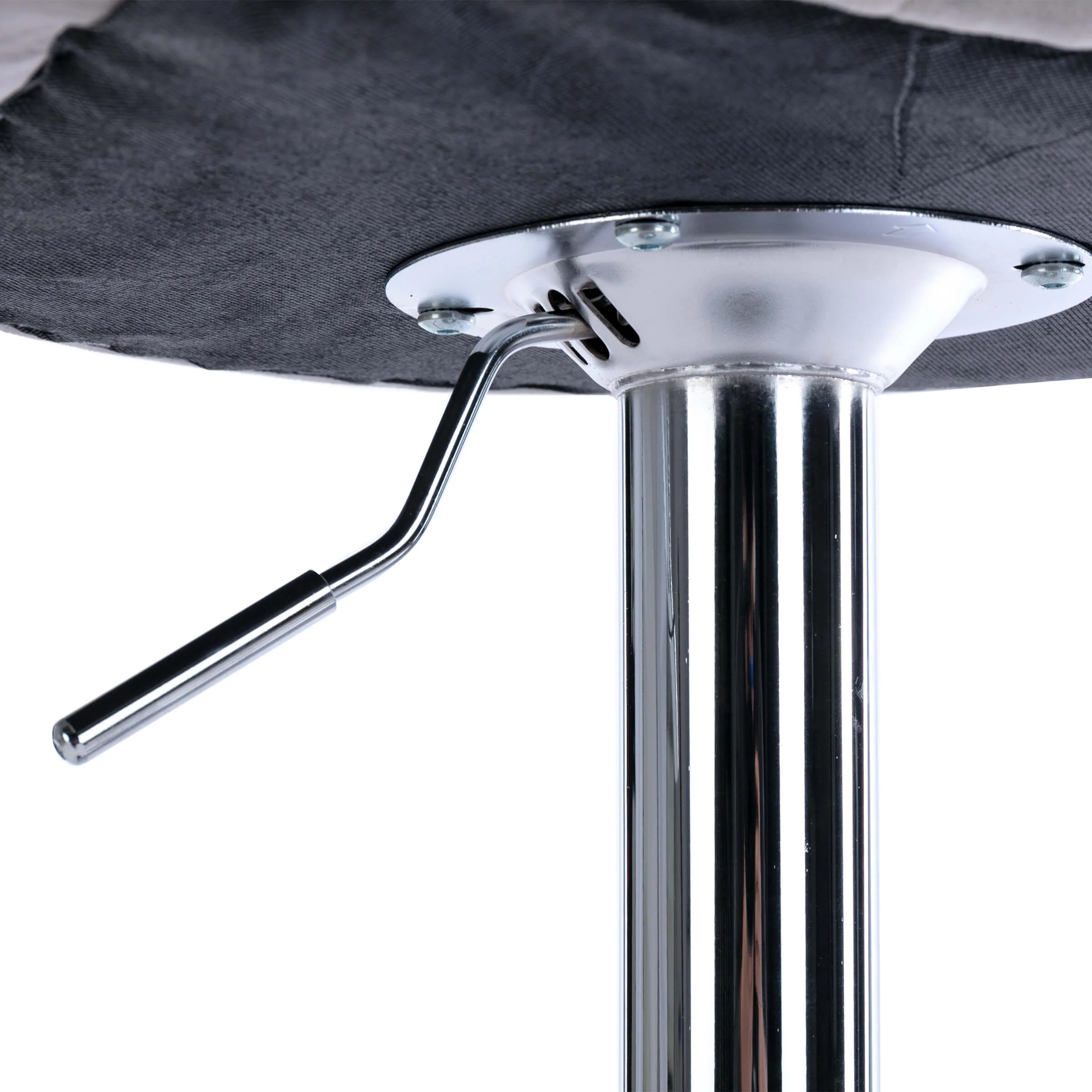 Adjustable Hollow Back Swivel Bar Stools Set of 2 - 6014AB - Image 6