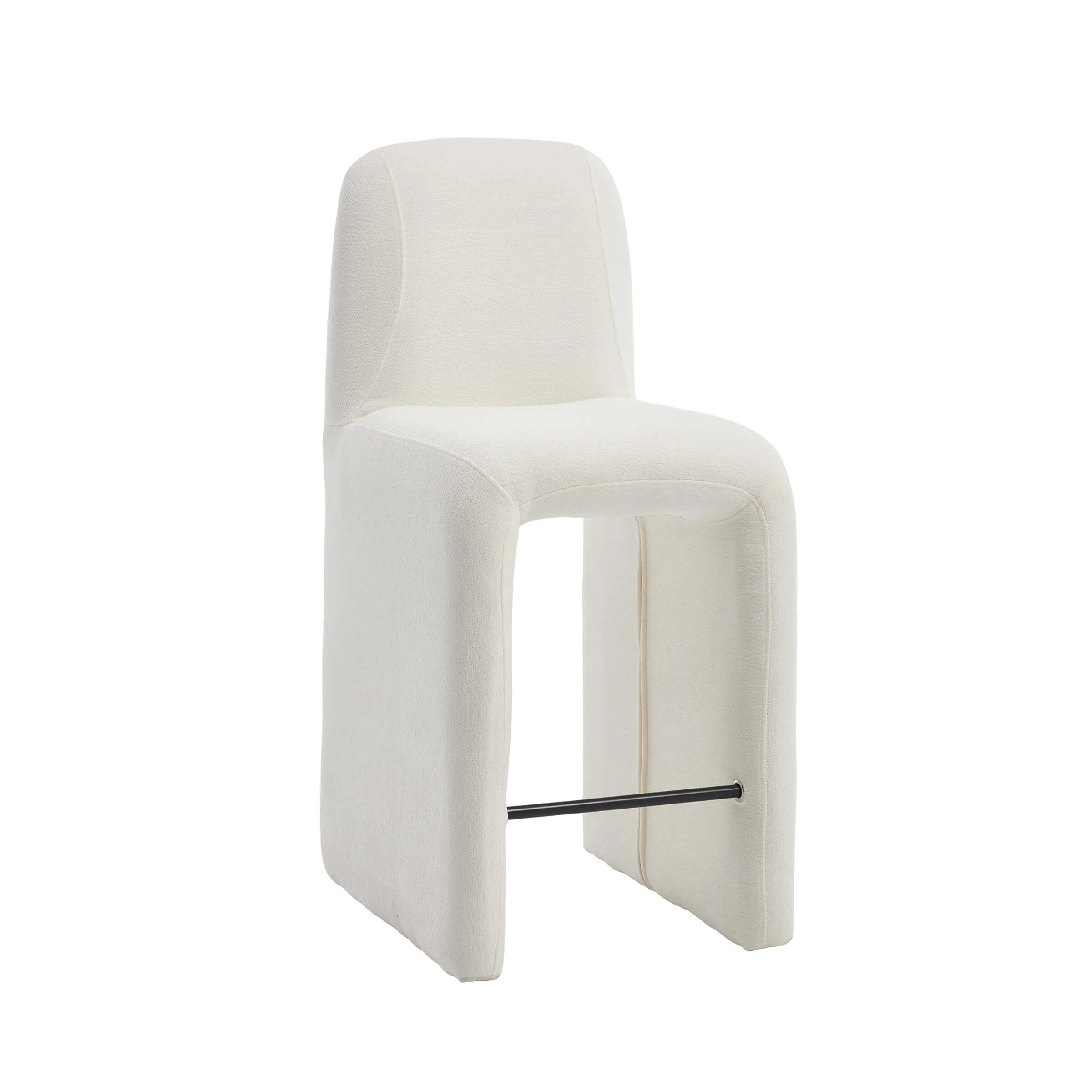 Bohemian Bar Stool with Footrest - 6049CS - Image 2