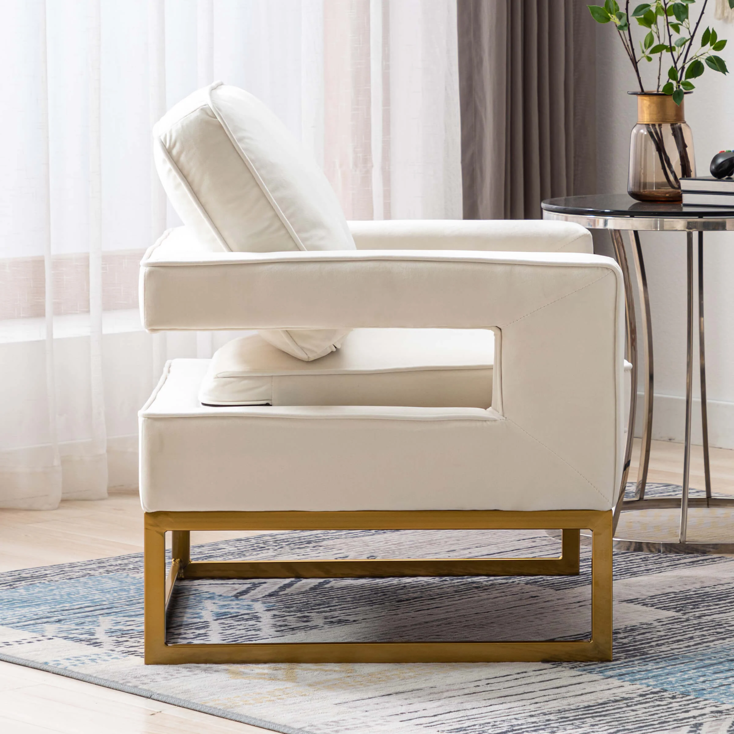 Elegant Accent Chair 1 PCS - 20530AC - Image 9