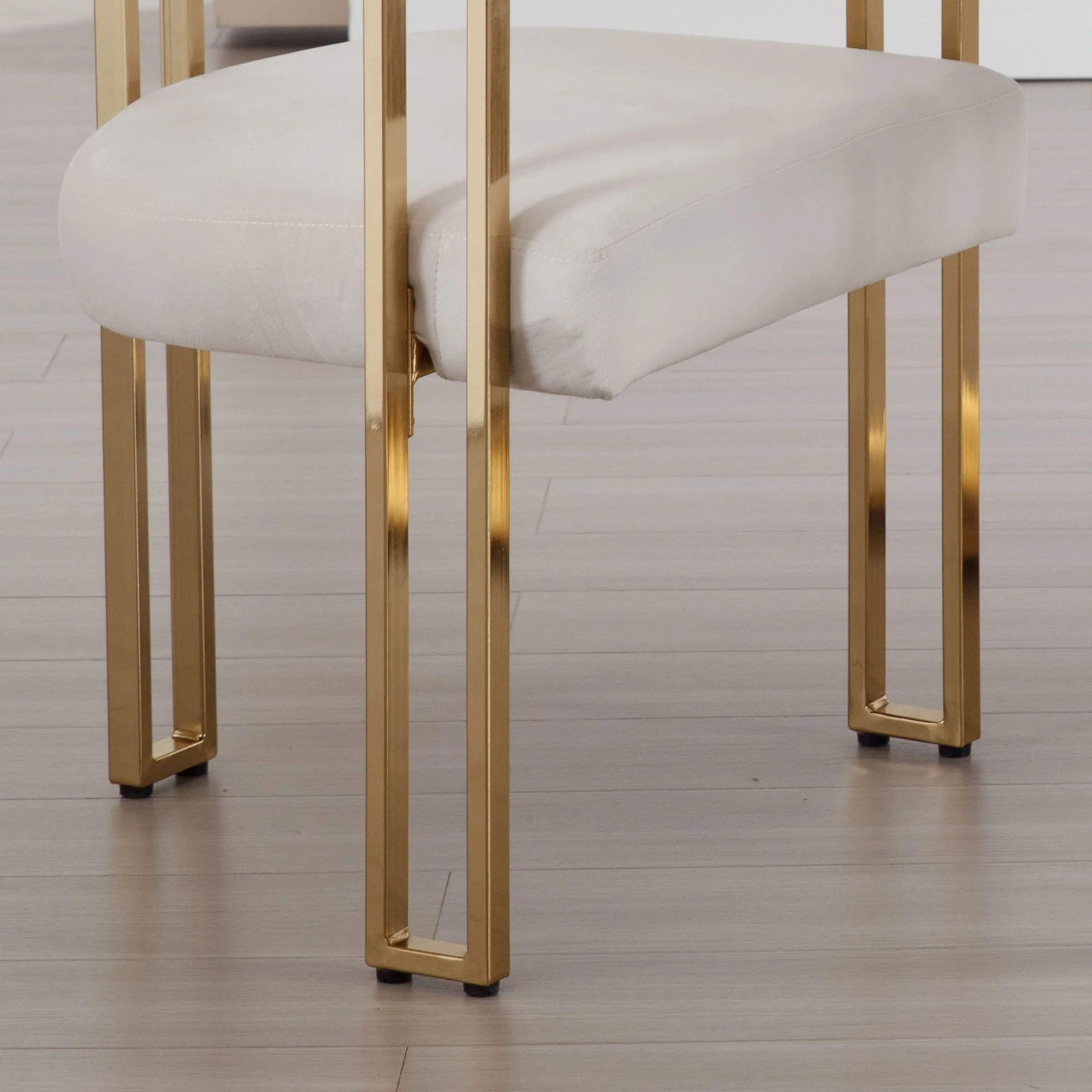 Gold Metal Legs Dining Chairs Set of 2 - 73004DC - Image 16