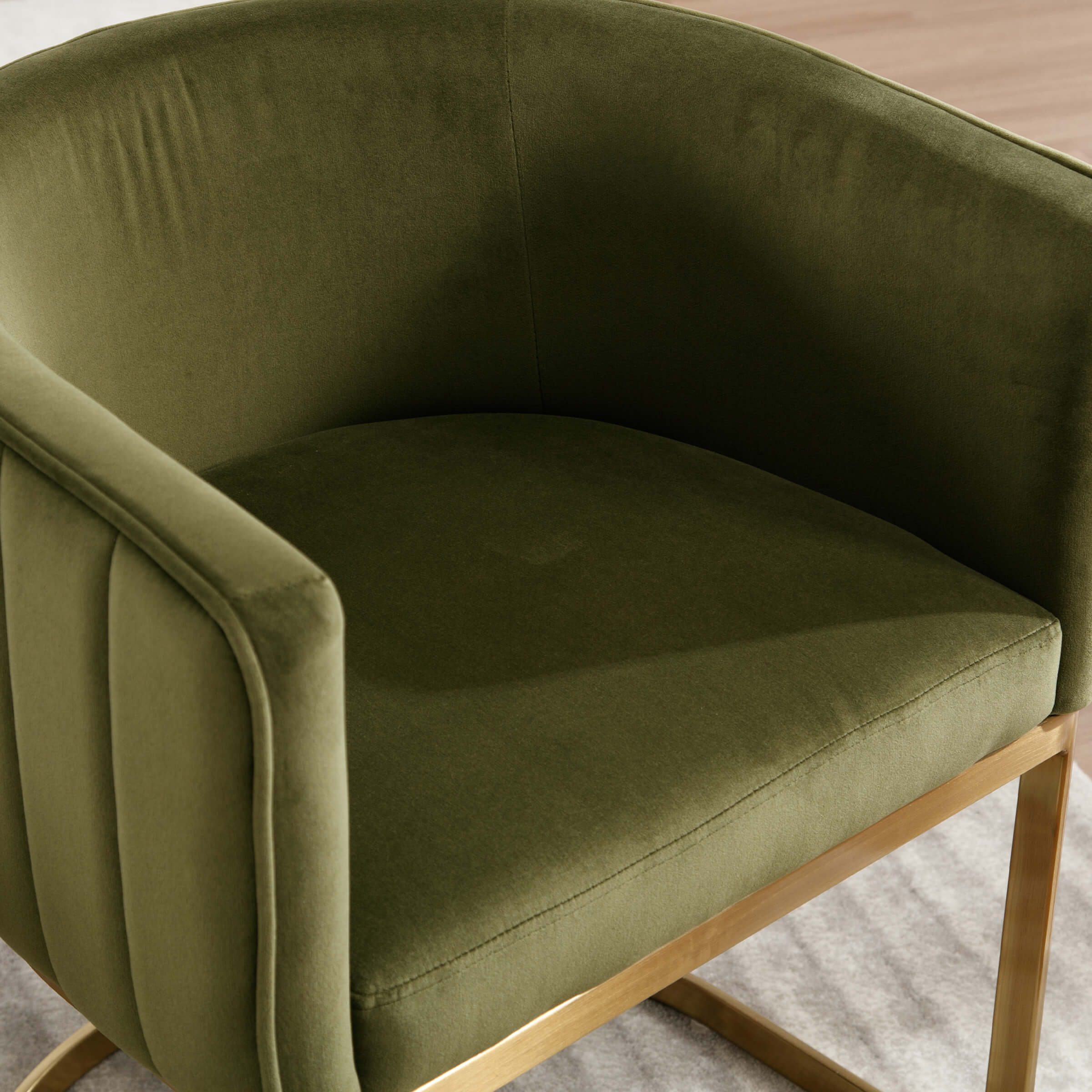 Upholstered Barrel Dining Chairs Set of 2 - 7067DC - Image 13