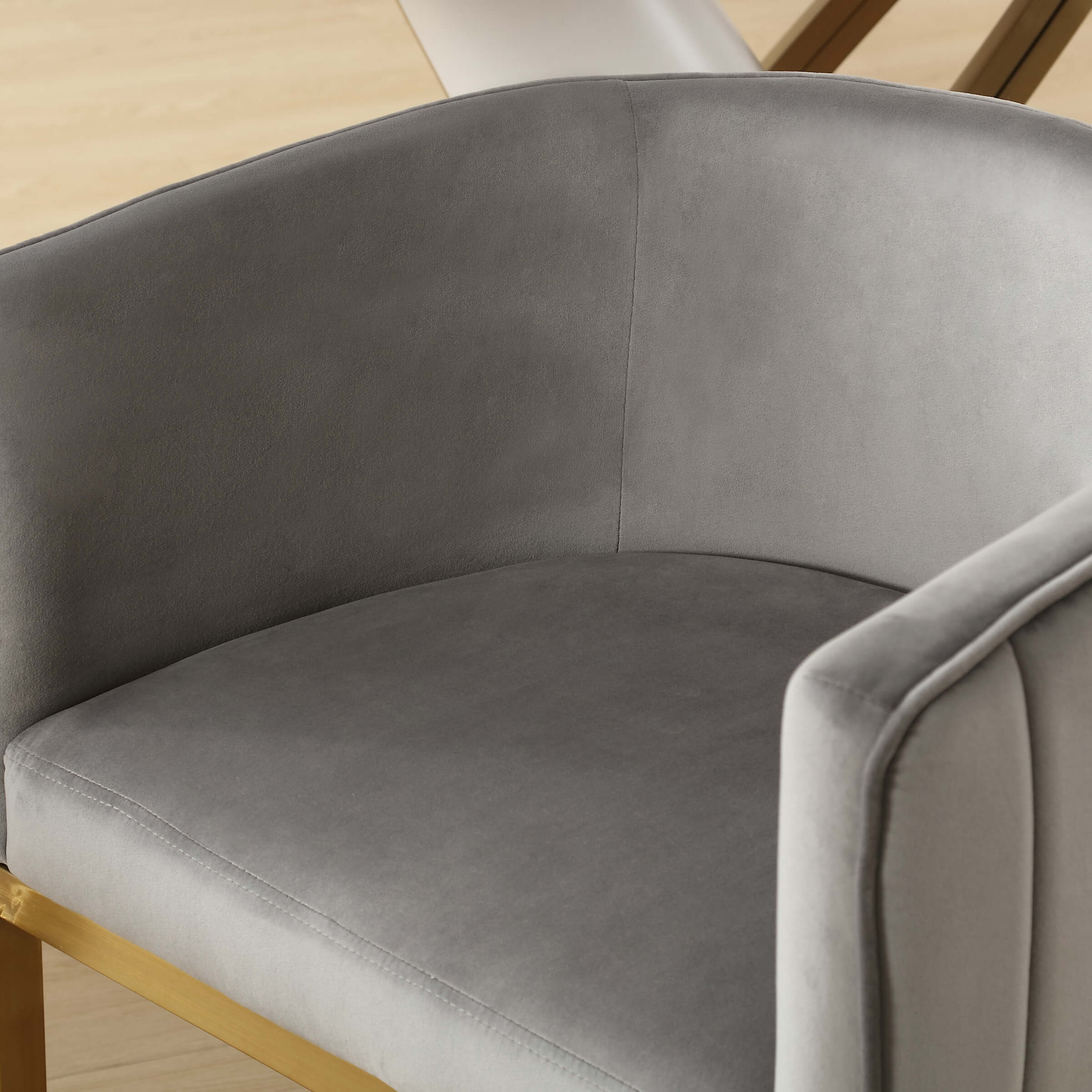 Upholstered Barrel Dining Chairs Set of 2 - 7067DC - Image 28