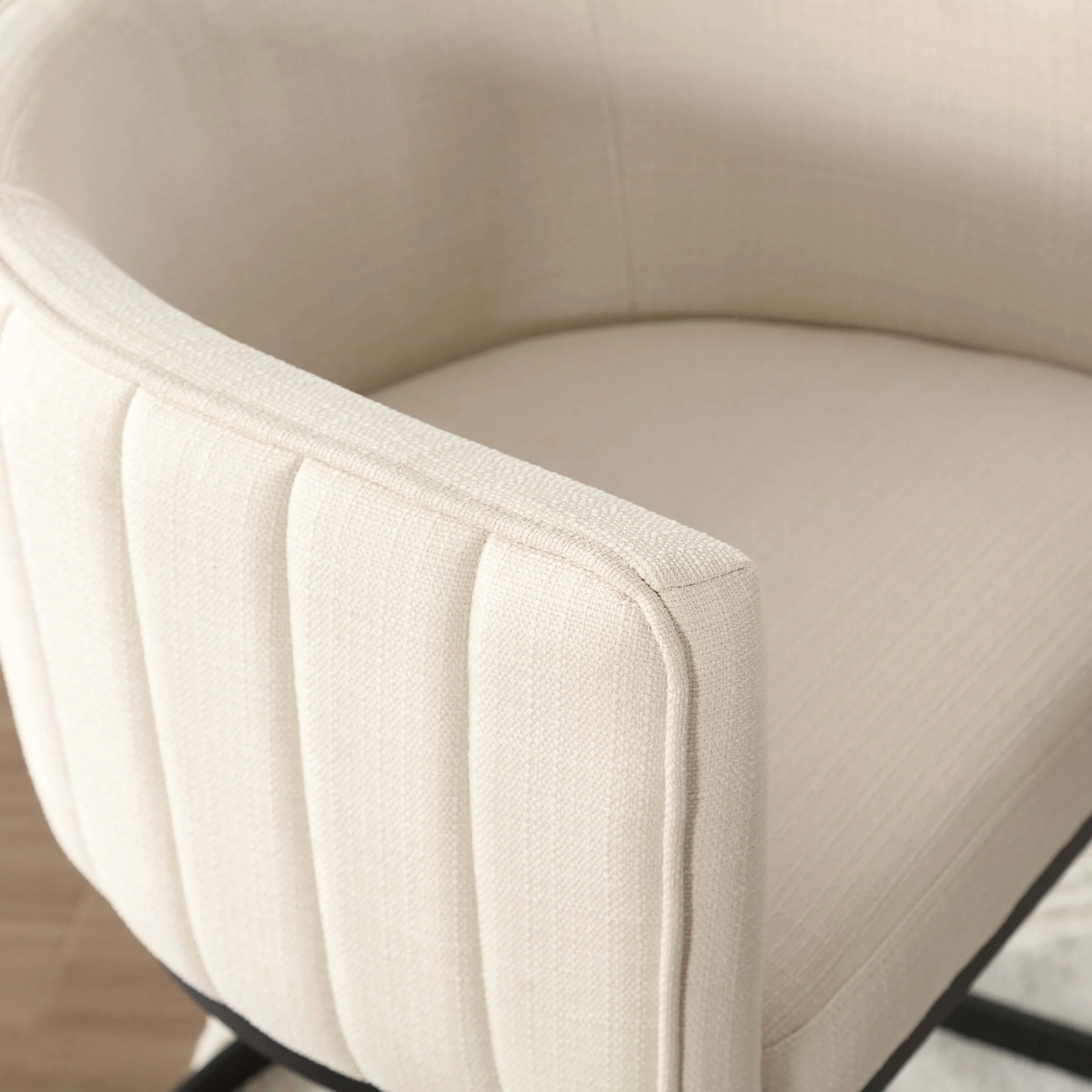Upholstered Barrel Dining Chairs Set of 2 - 7067DC - Image 34