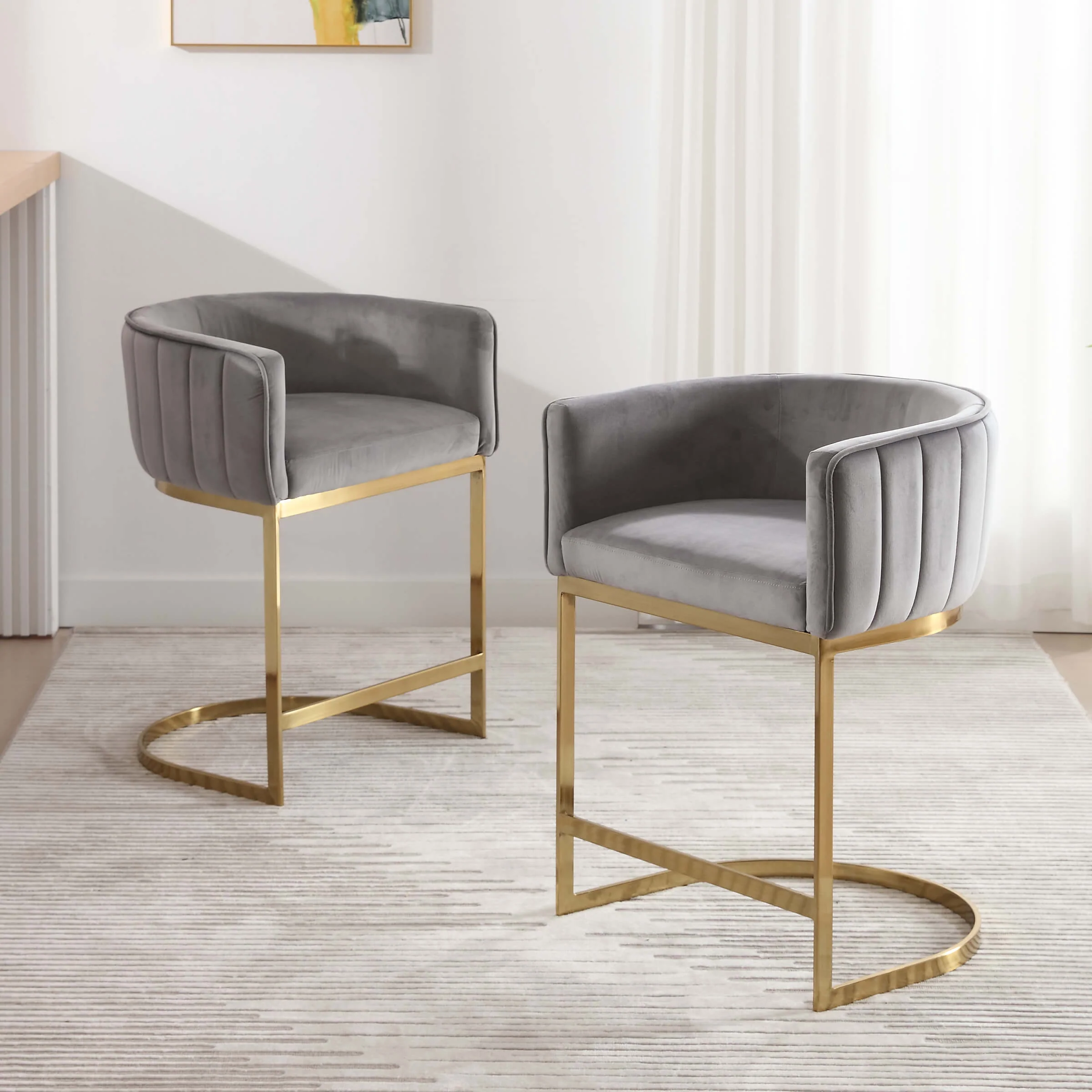 Modern Counter Height Bar Stools 1 PCS - 6067CS - Image 13