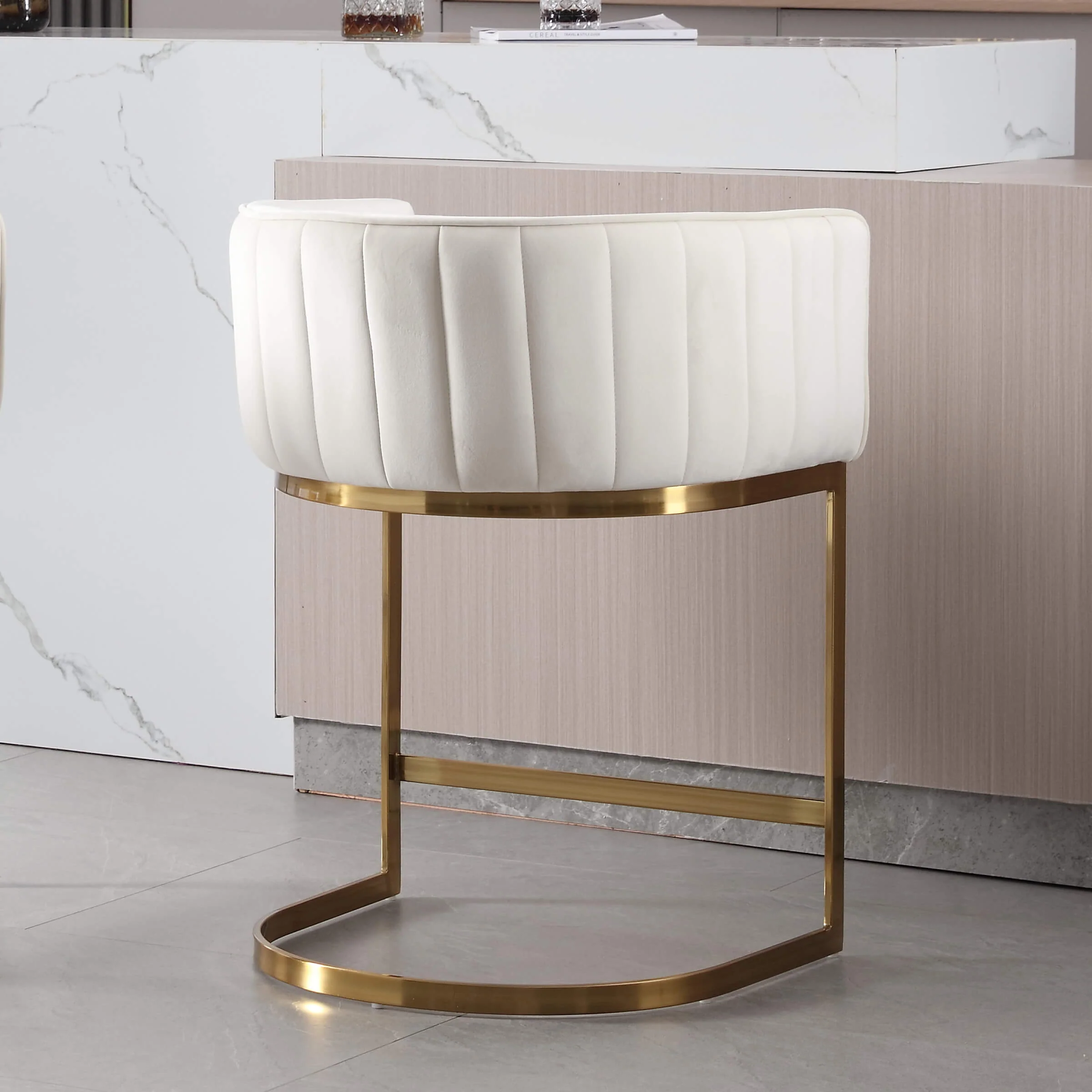 Modern Counter Height Bar Stools 1 PCS - 6067CS - Image 2