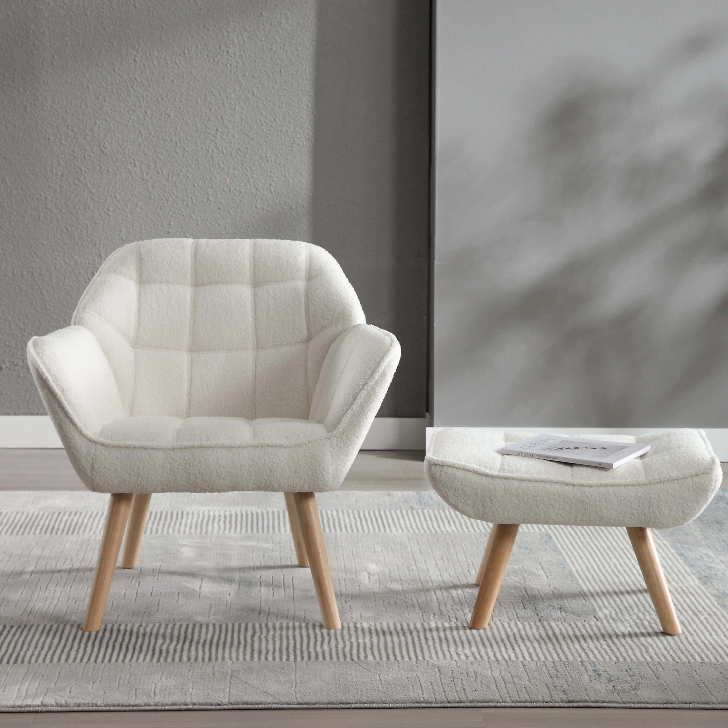 Accent Chair with Ottoman - 8904AO - Image 3
