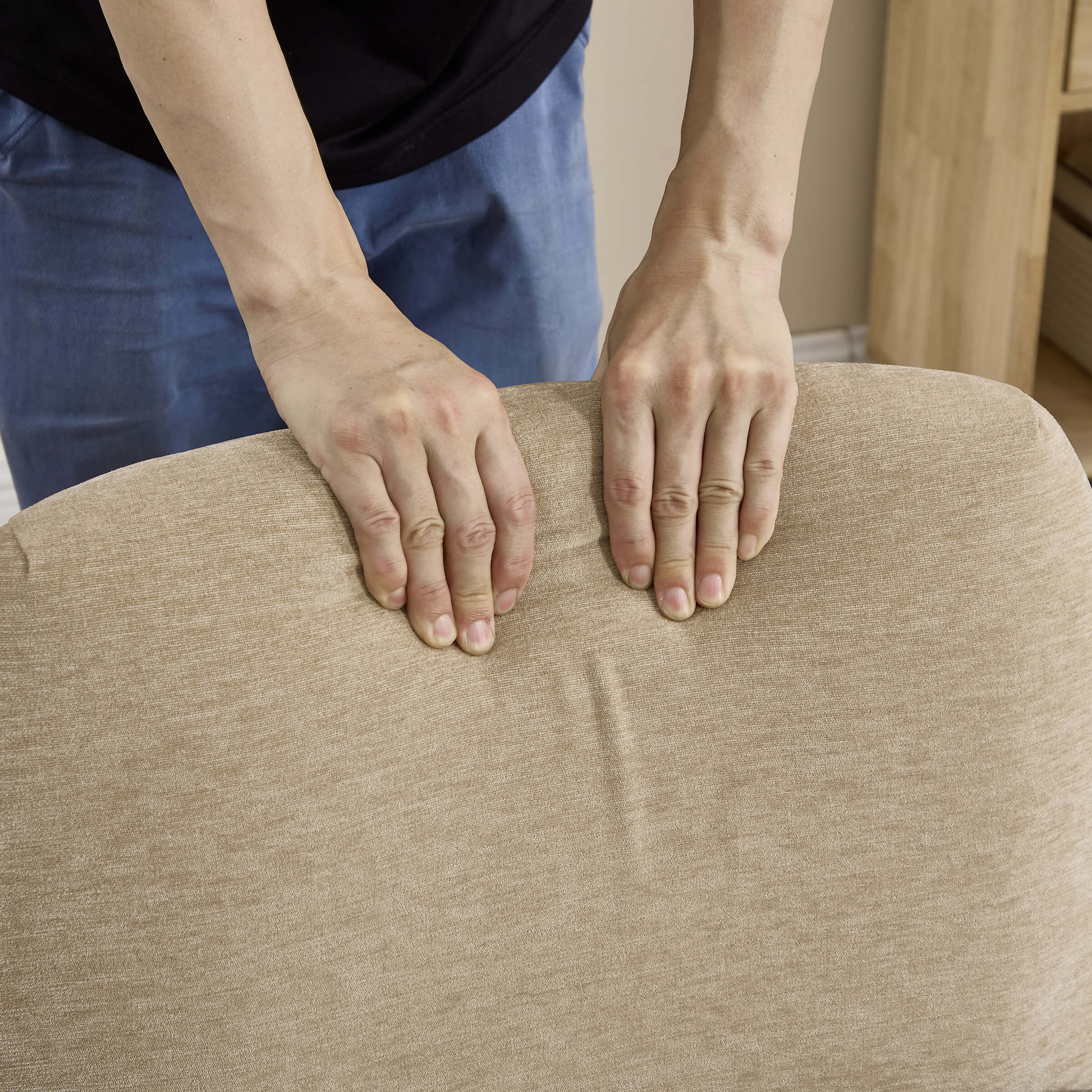 Chenille Accent Chair with Ottoman - 5010AO - Image 13