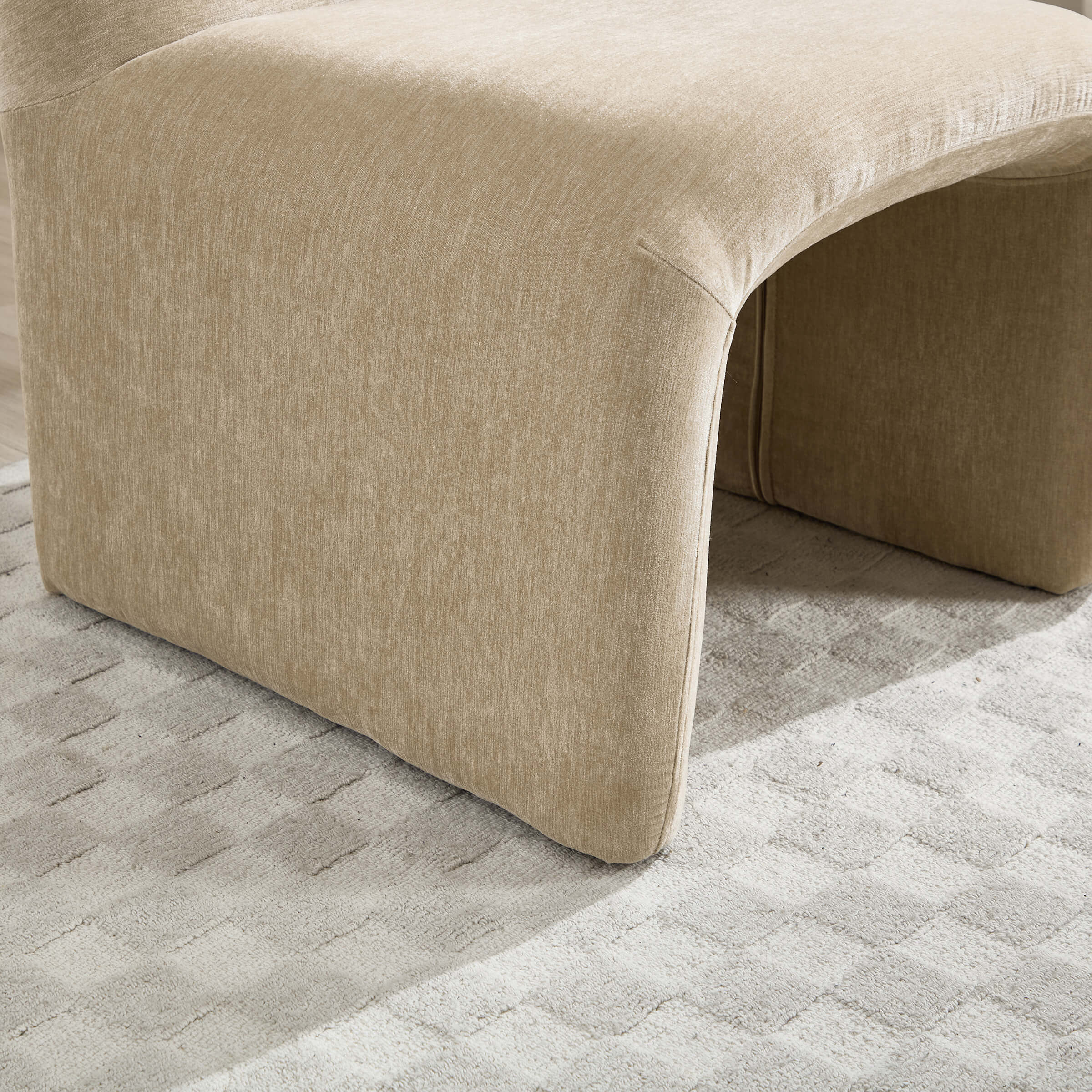 Chenille Accent Chair with Ottoman - 5010AO - Image 15