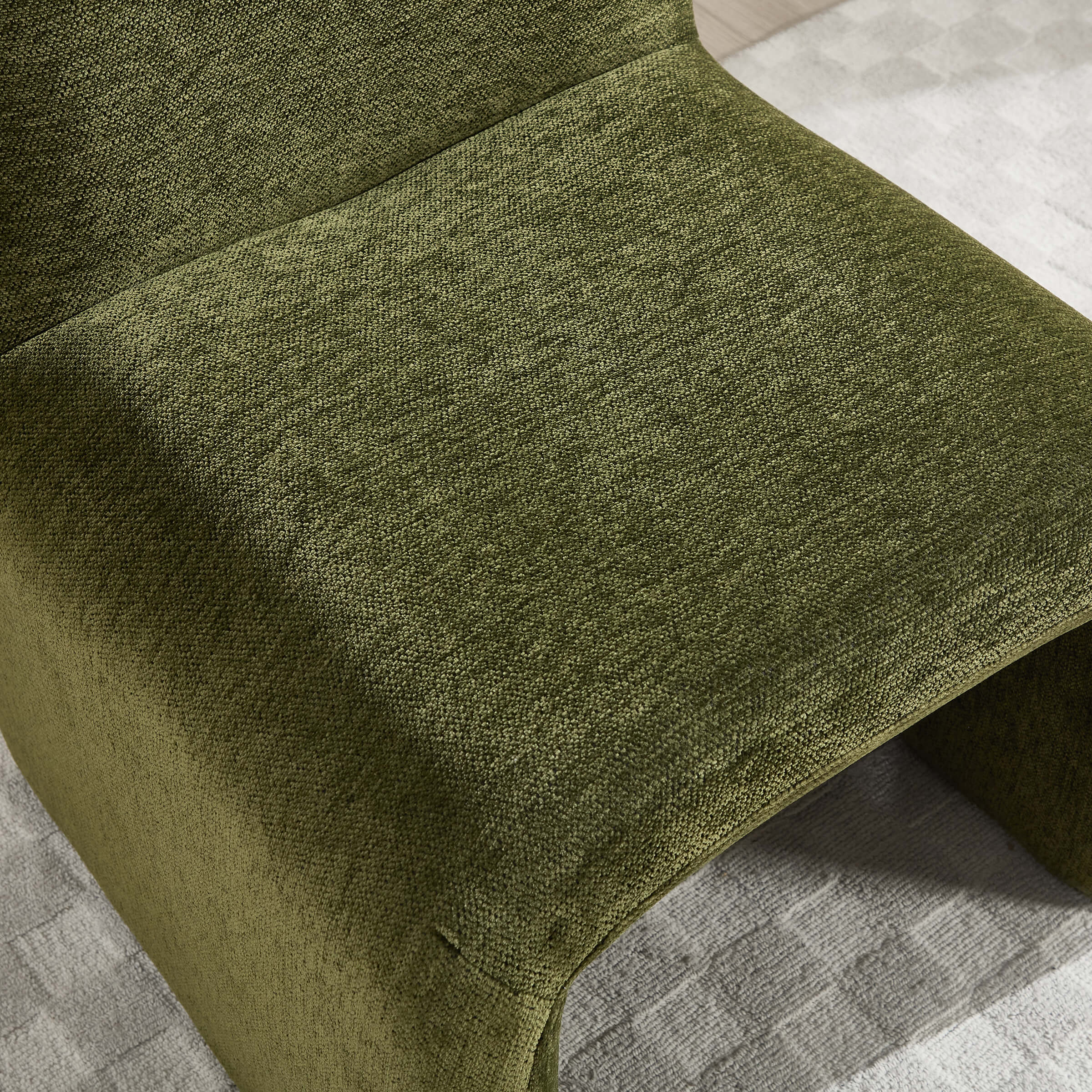 Chenille Accent Chair with Ottoman - 5010AO - Image 20