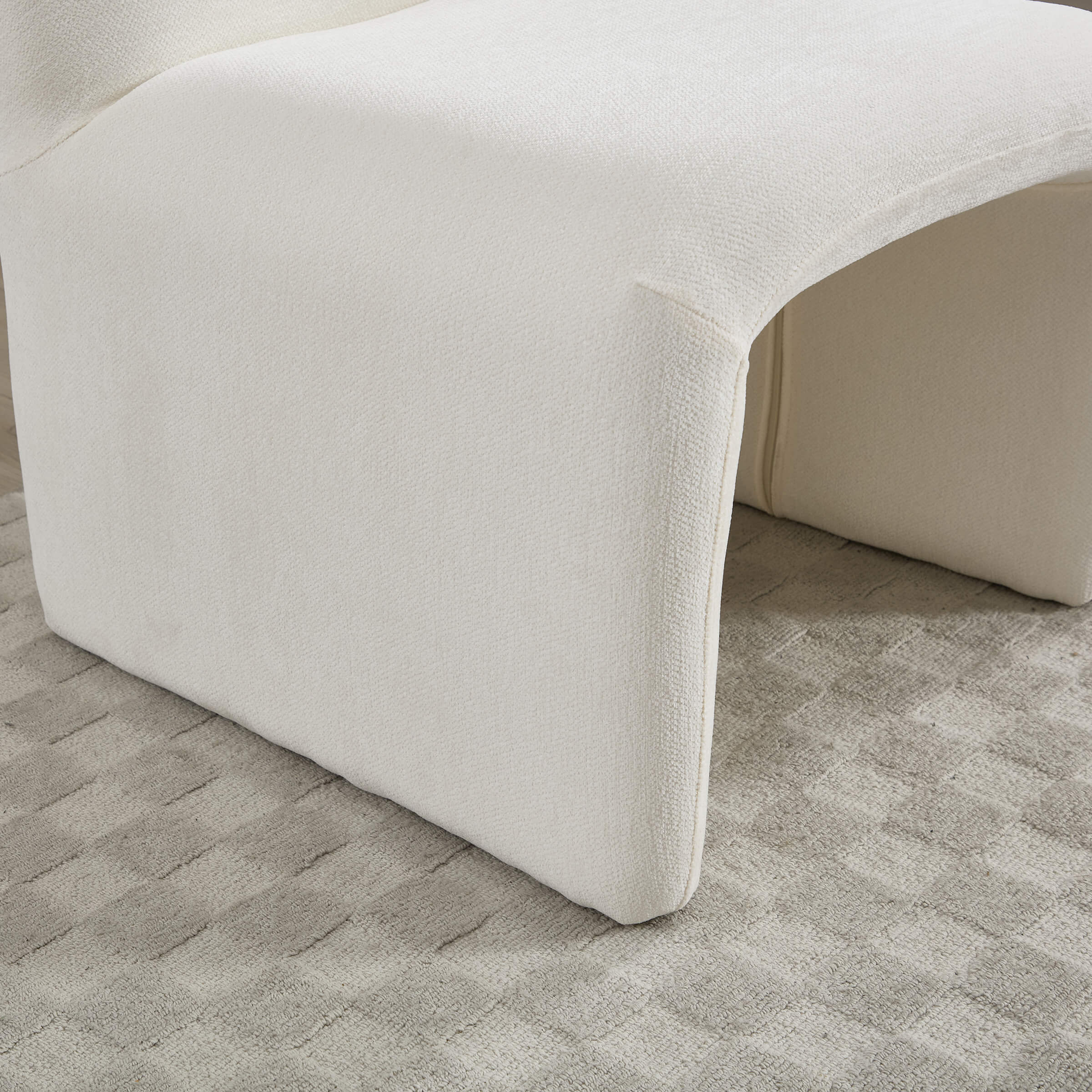 Chenille Accent Chair with Ottoman - 5010AO - Image 7